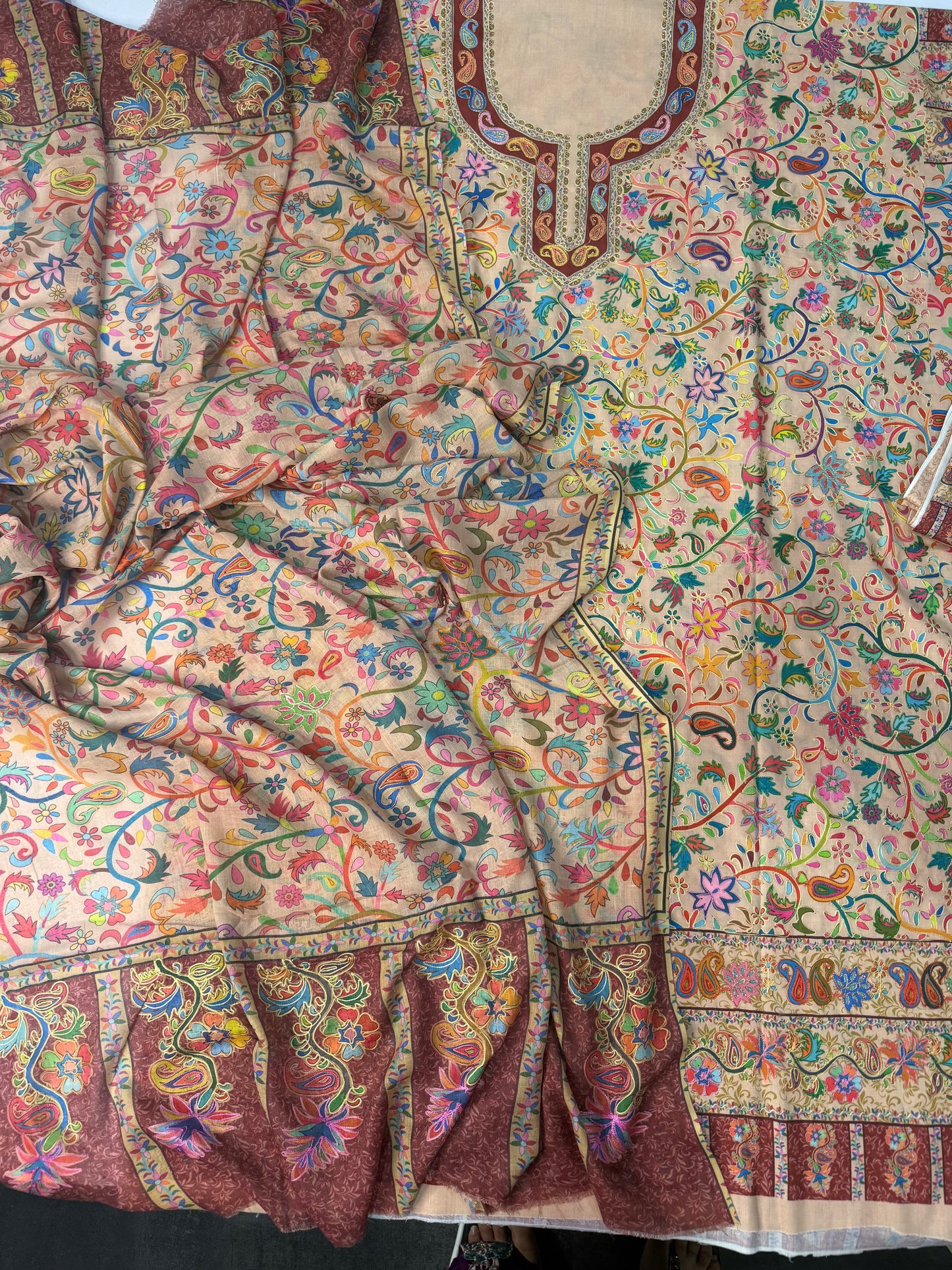 Kalamkari cotton lawn suits