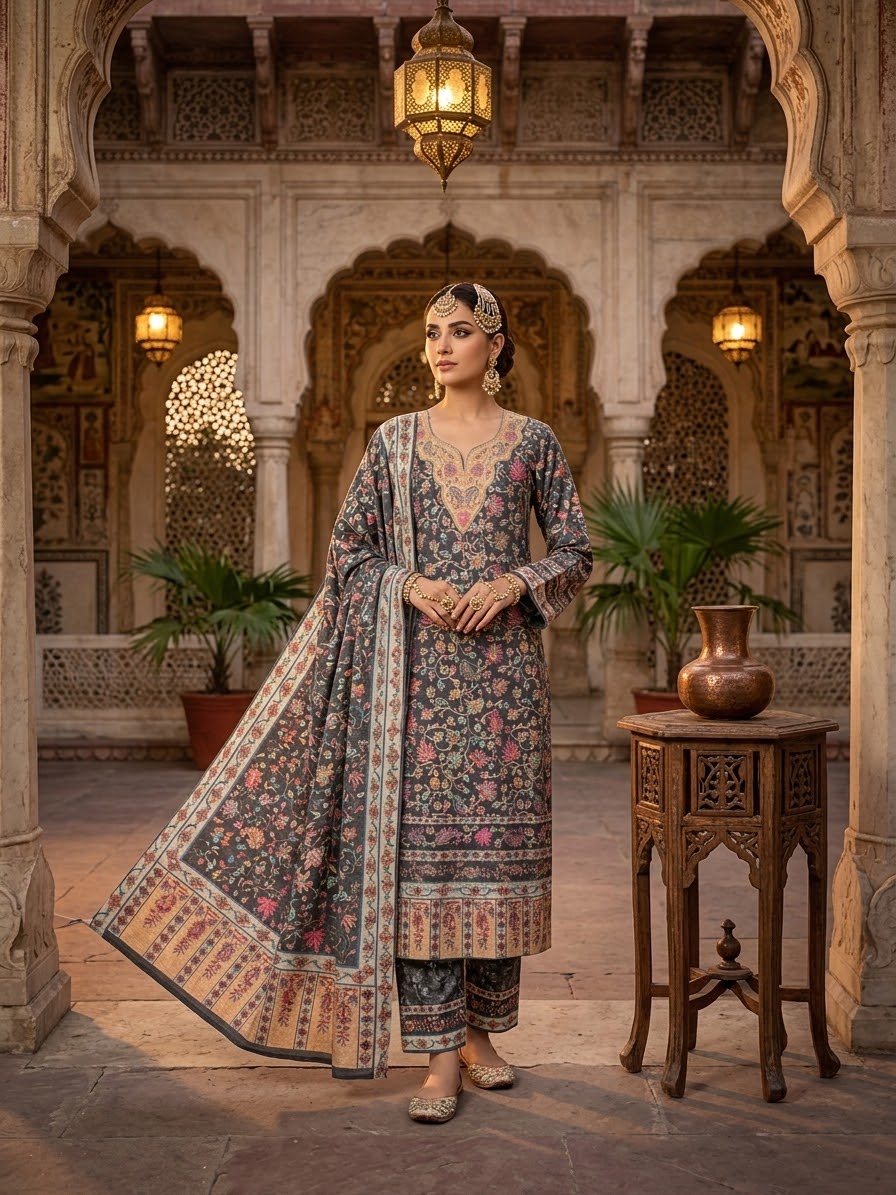 Kalamkari PASHMINA SUIT