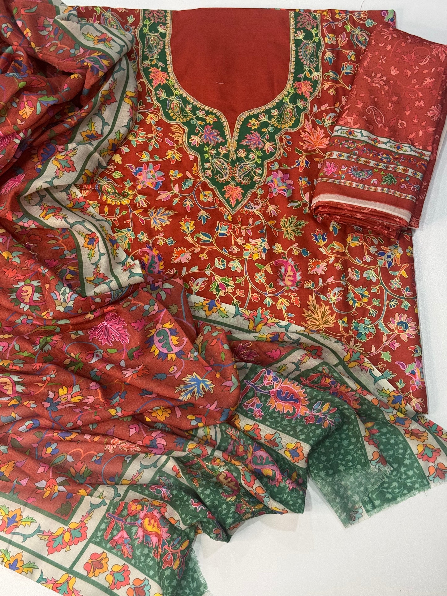 Kalamkari cotton lawn suits