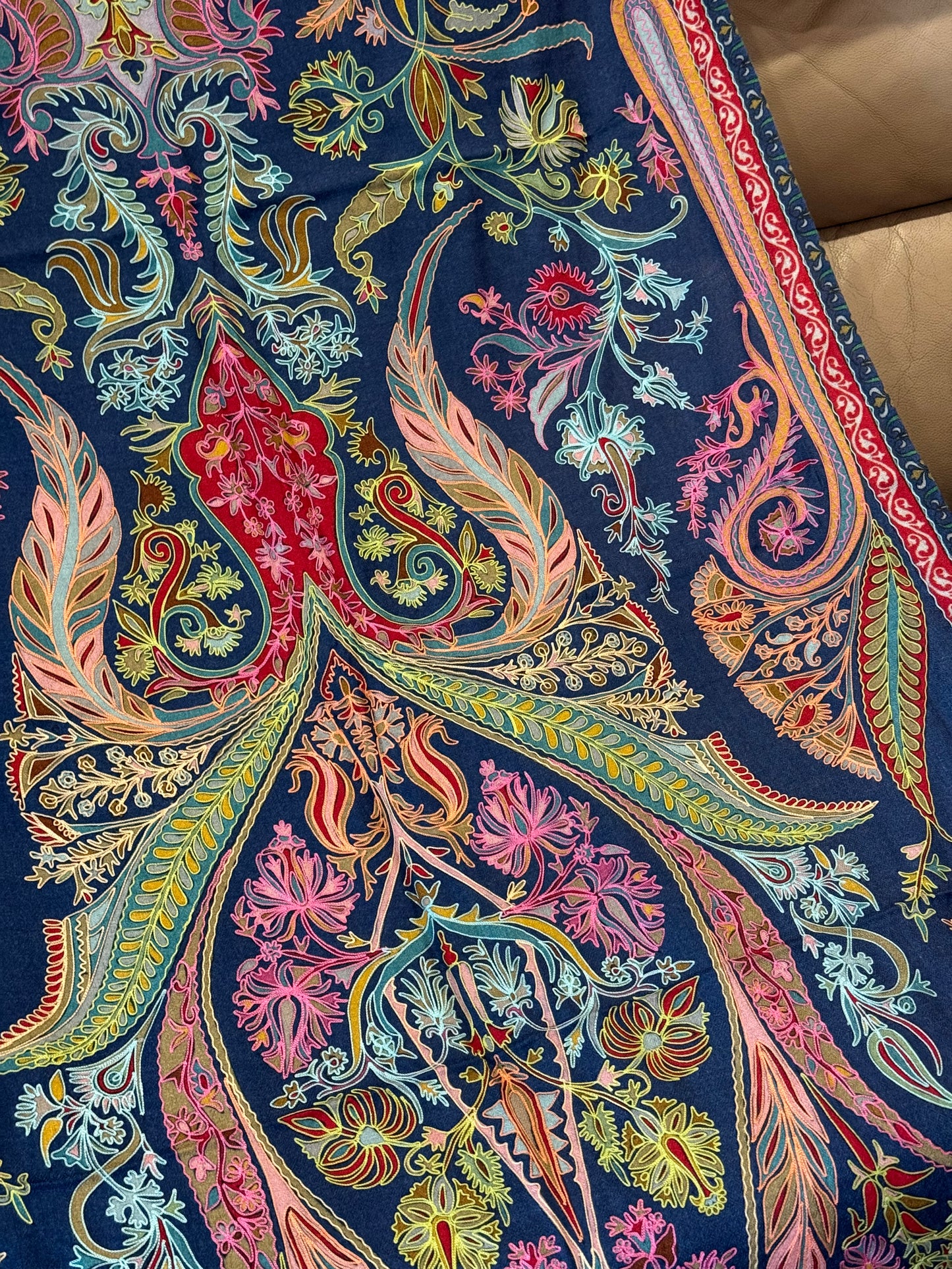 Kalamkari  pashmina stole