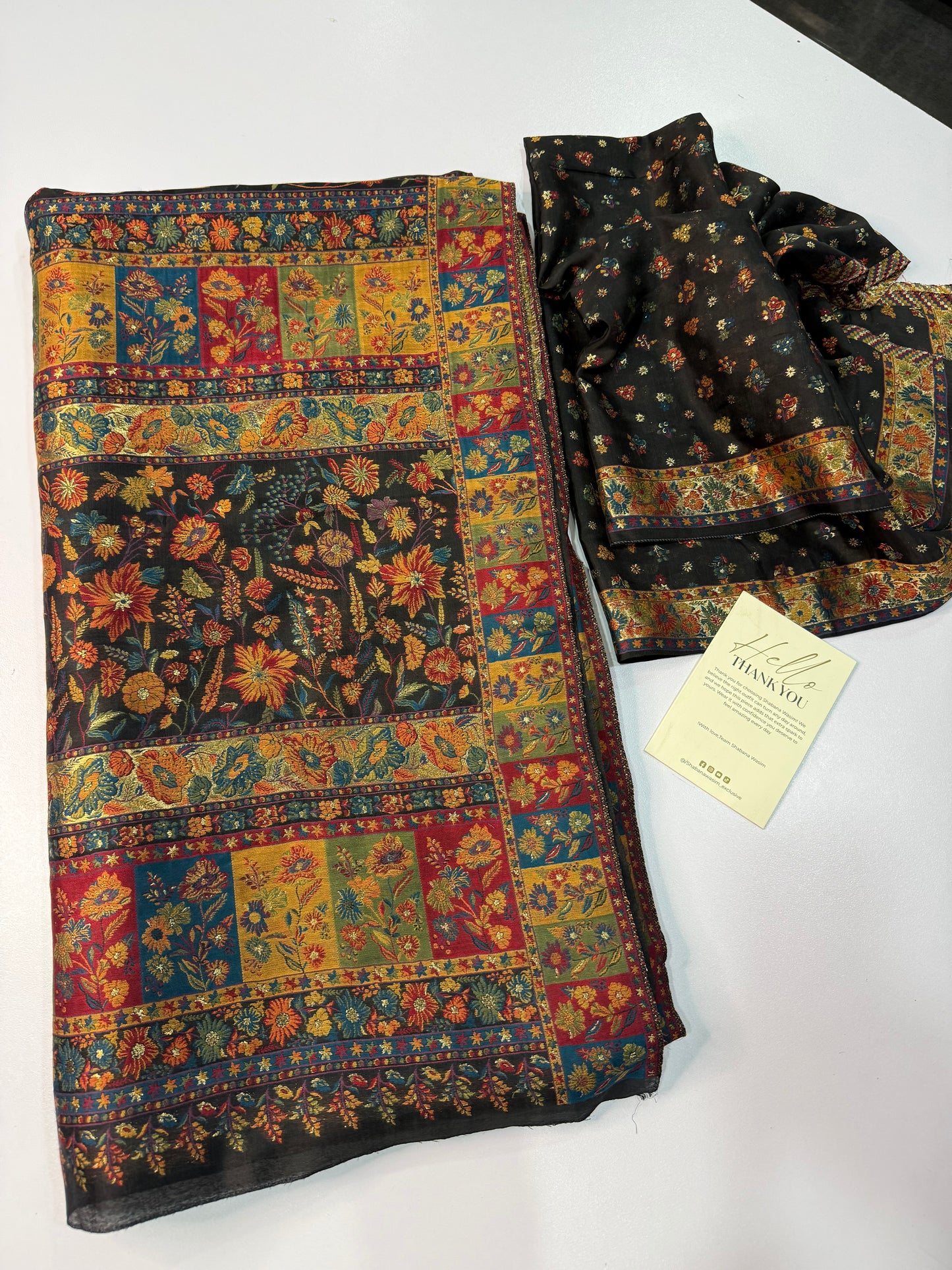 Pure kani silk saree