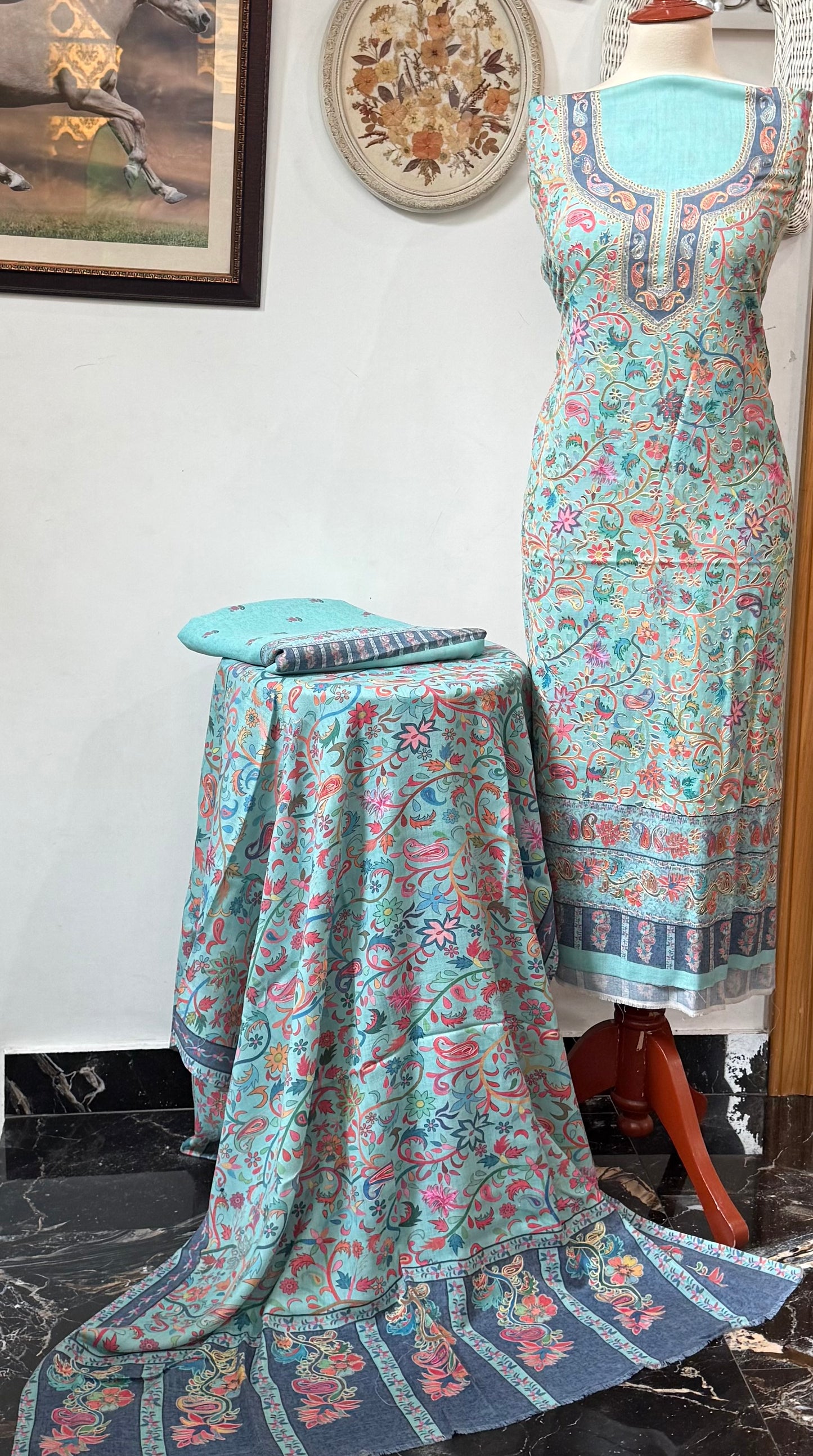 Kalamkari PASHMINA SUIT