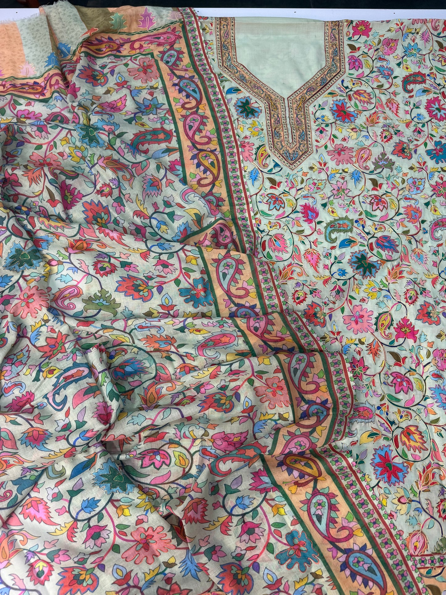 Kalamkari cotton lawn suits