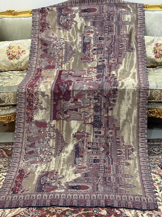 Moonlight KANI PASHMINA Reversible PREMIUM (B small defect price reduce )