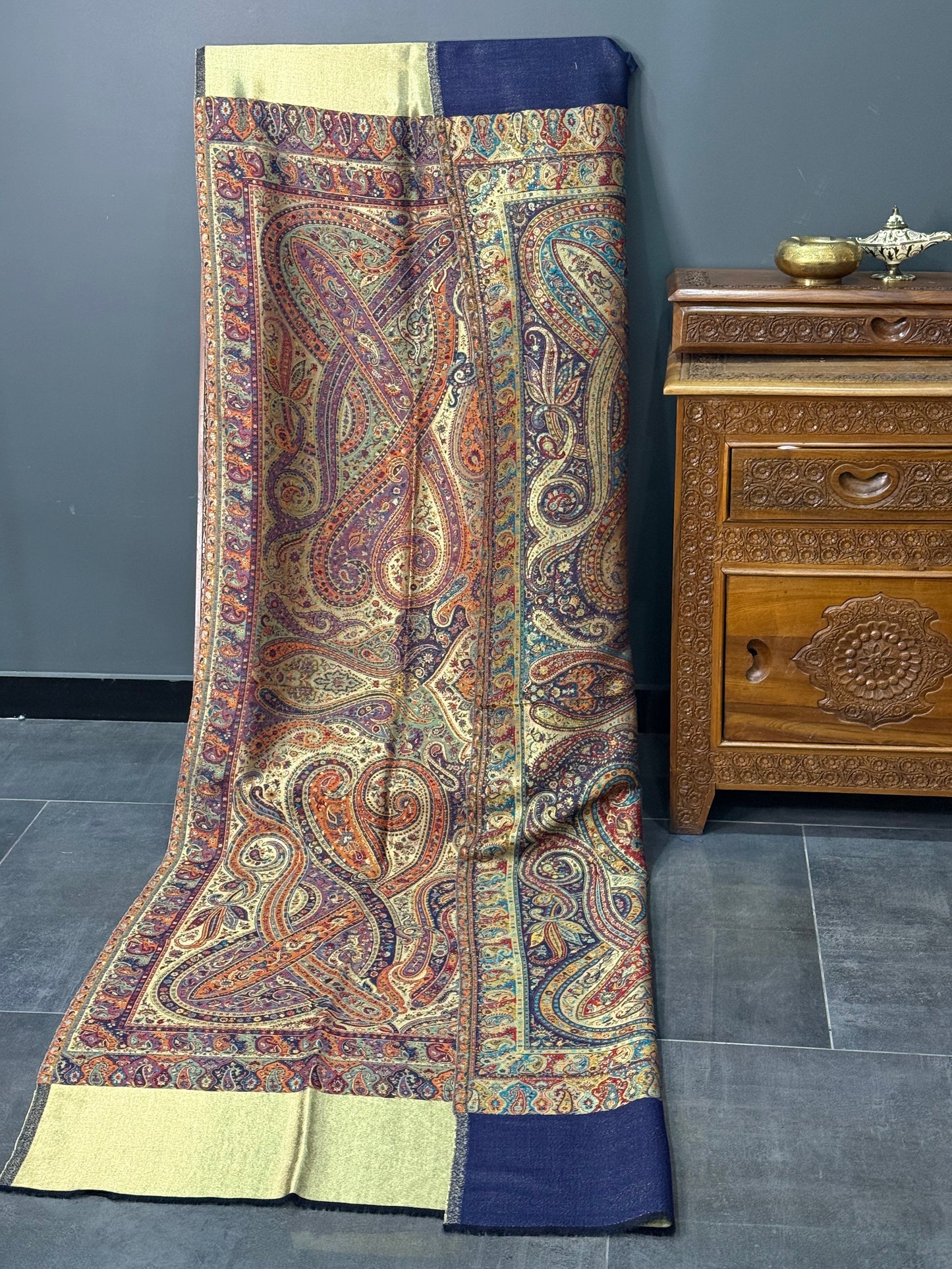 Reversible kani moonlight shawl