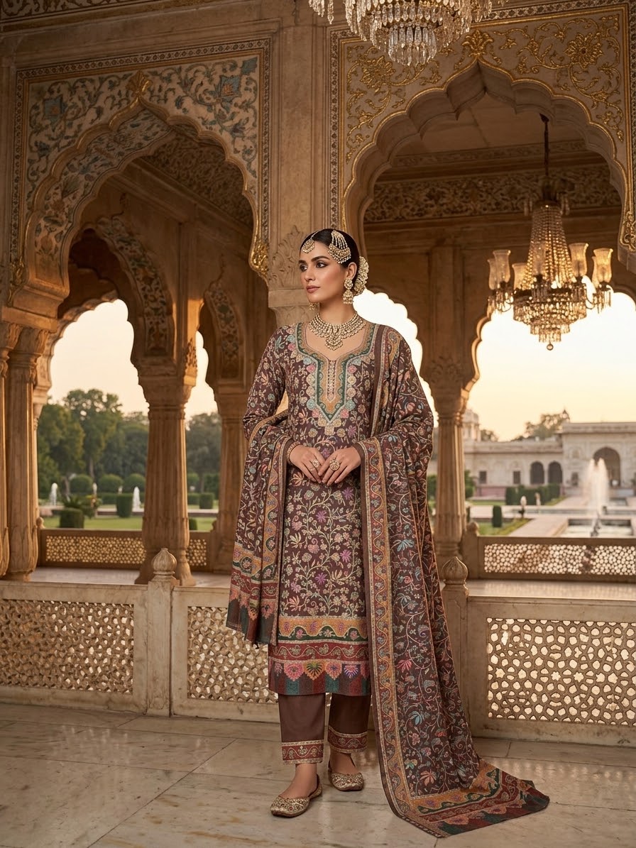 Kalamkari PASHMINA SUIT