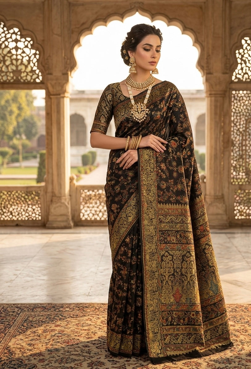 Pure kani silk saree