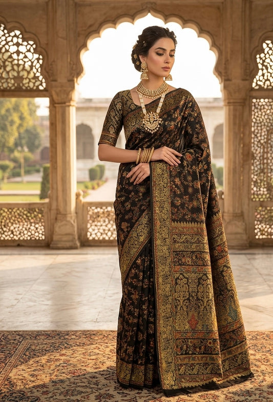 Pure kani silk saree