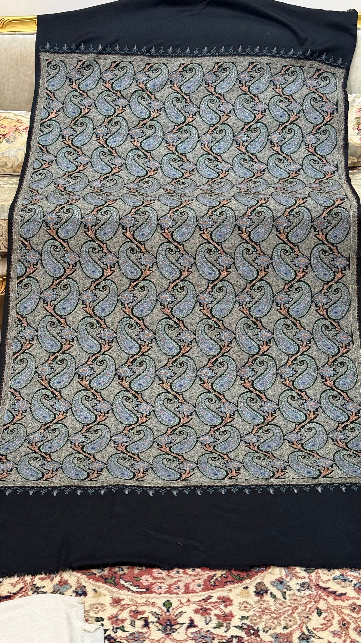 Fine pashmina sui jama jail