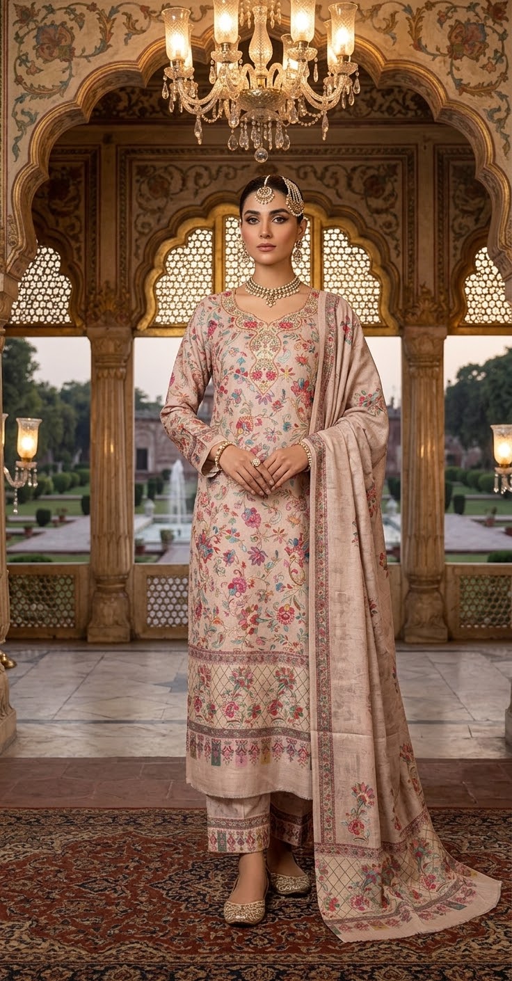 Kalamkari PASHMINA SUIT