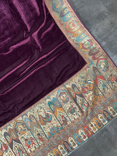 Kani velvet shawl