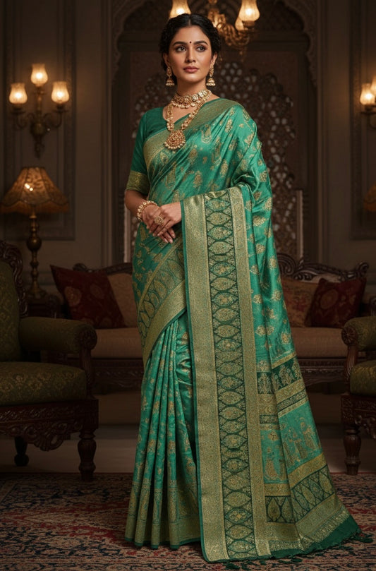 Pure kani silk saree