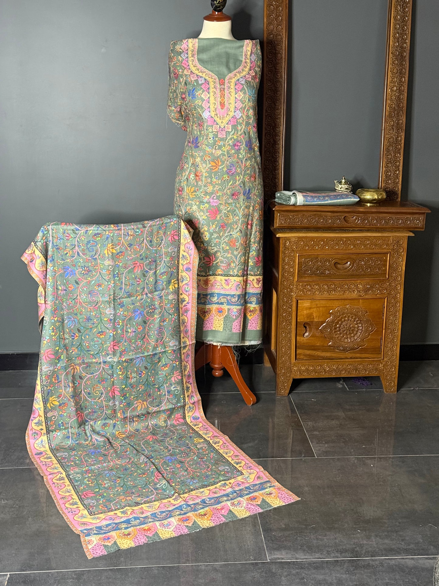 Kalamkari PASHMINA SUIT
