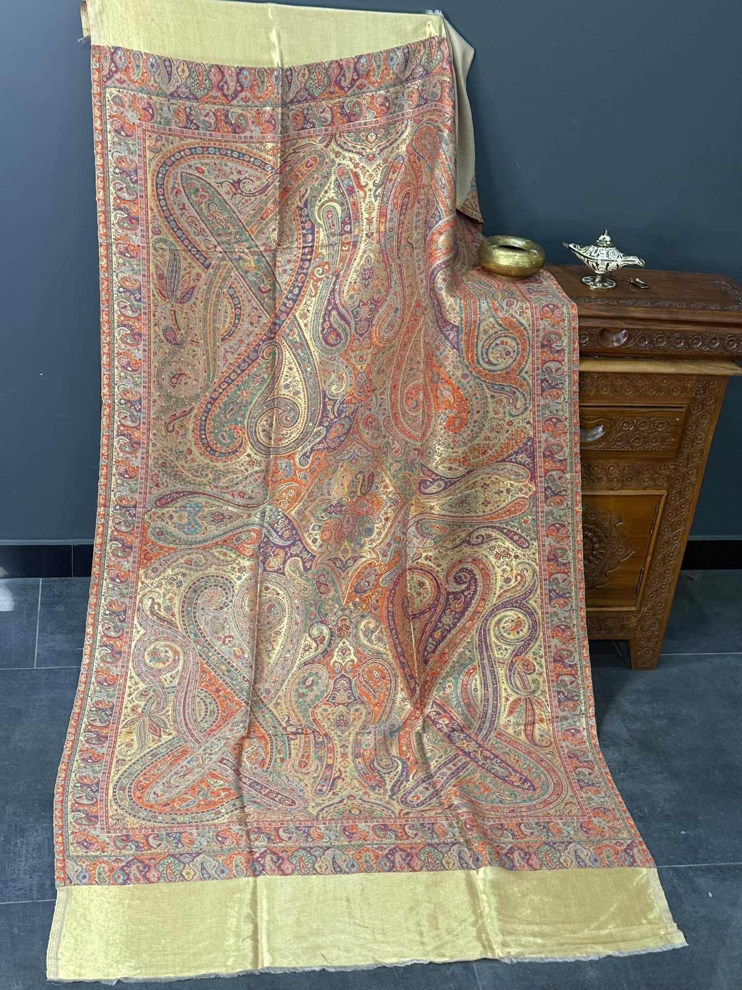 Reversible kani moonlight shawl