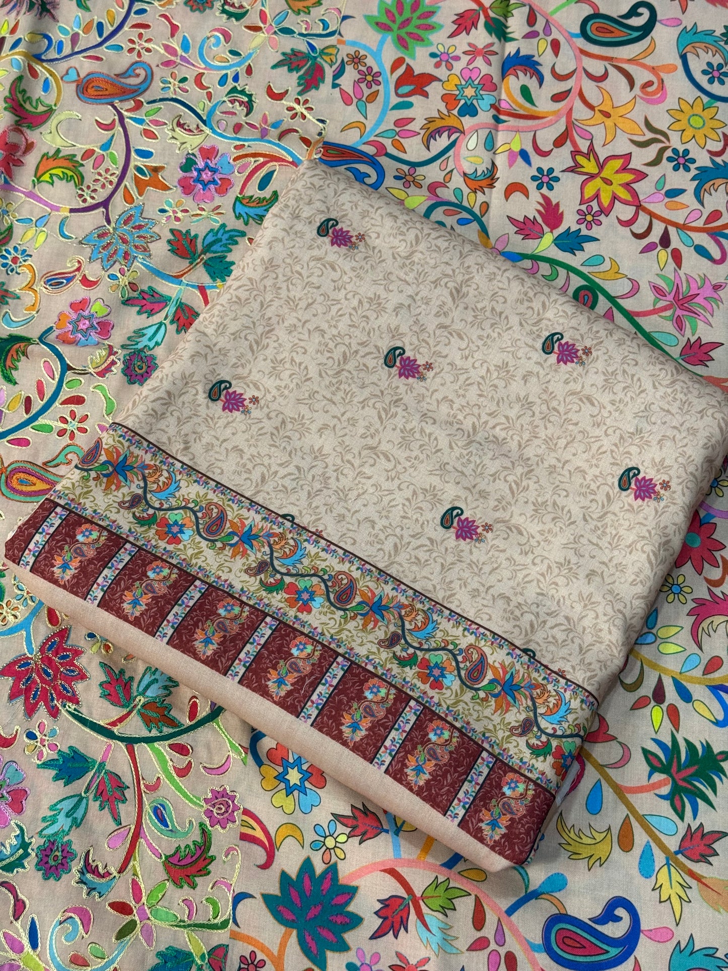 Kalamkari cotton lawn suits