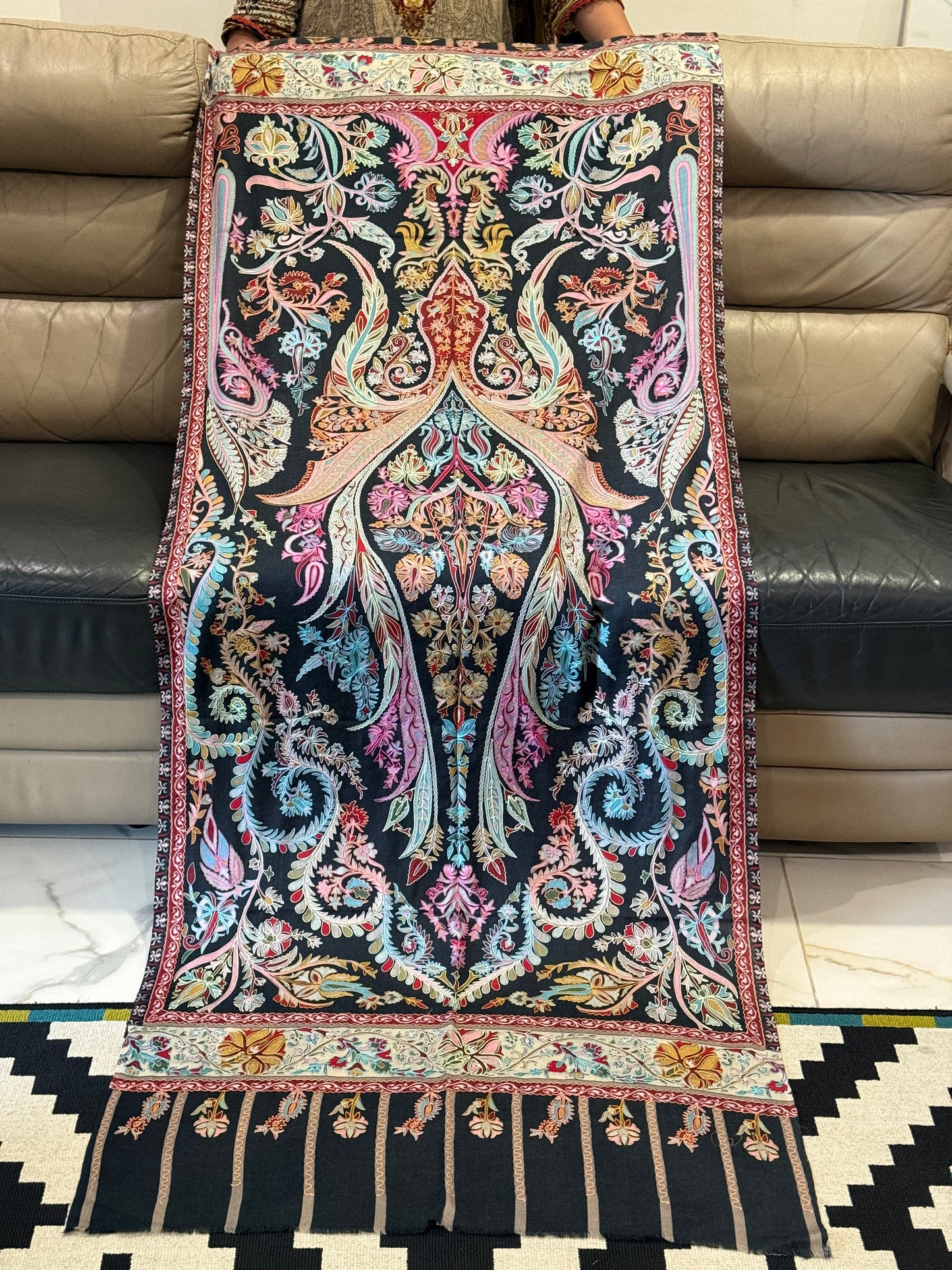 Kalamkari  pashmina stole