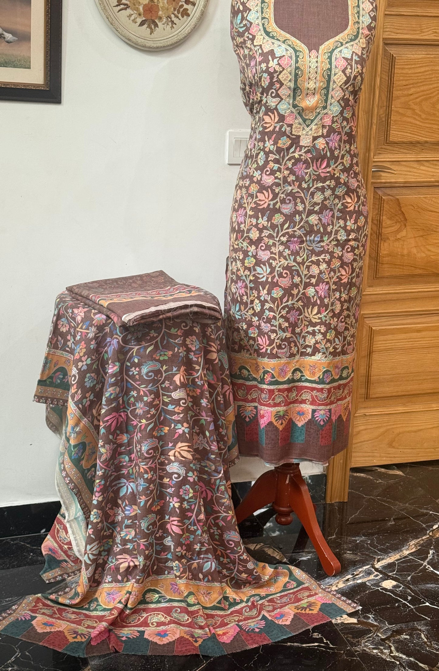 Kalamkari PASHMINA SUIT
