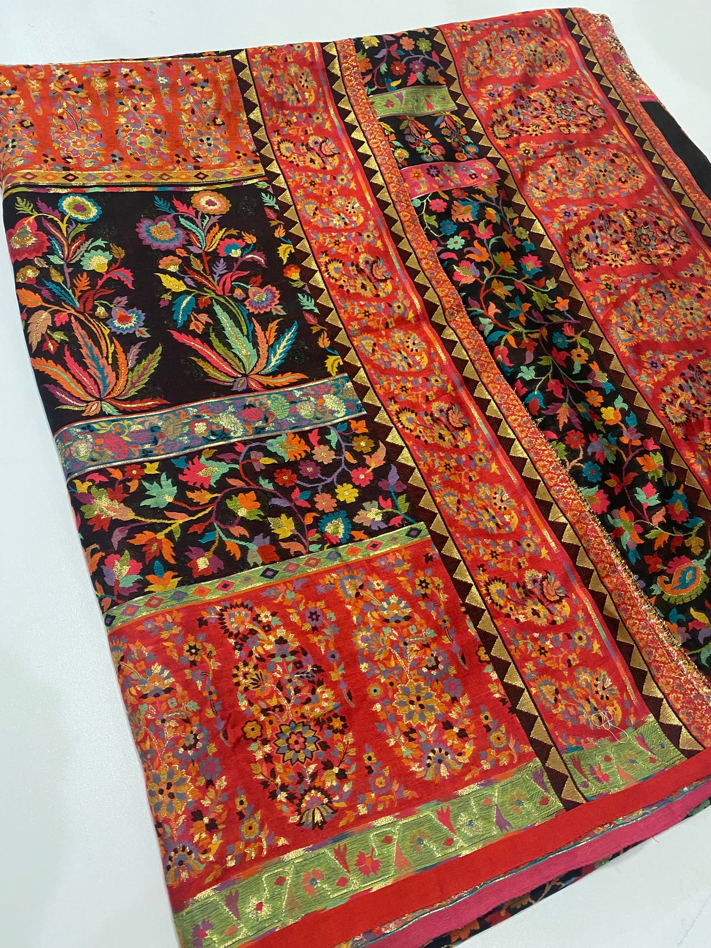 Pure kani silk saree