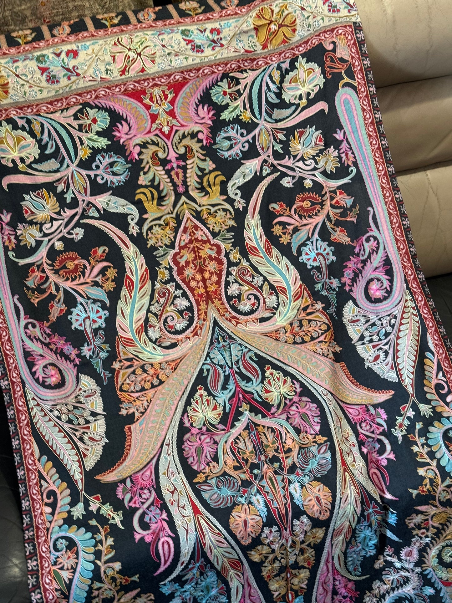 Kalamkari  pashmina stole