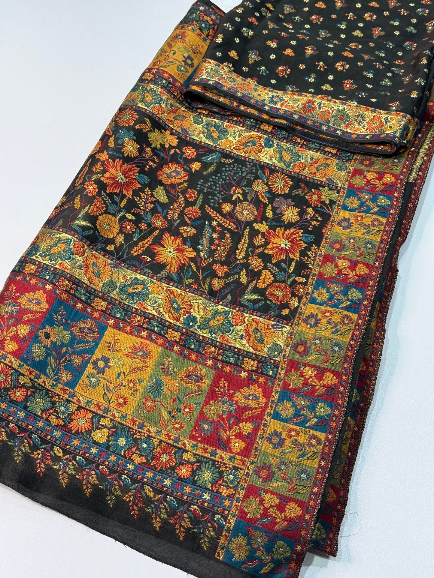 Pure kani silk saree