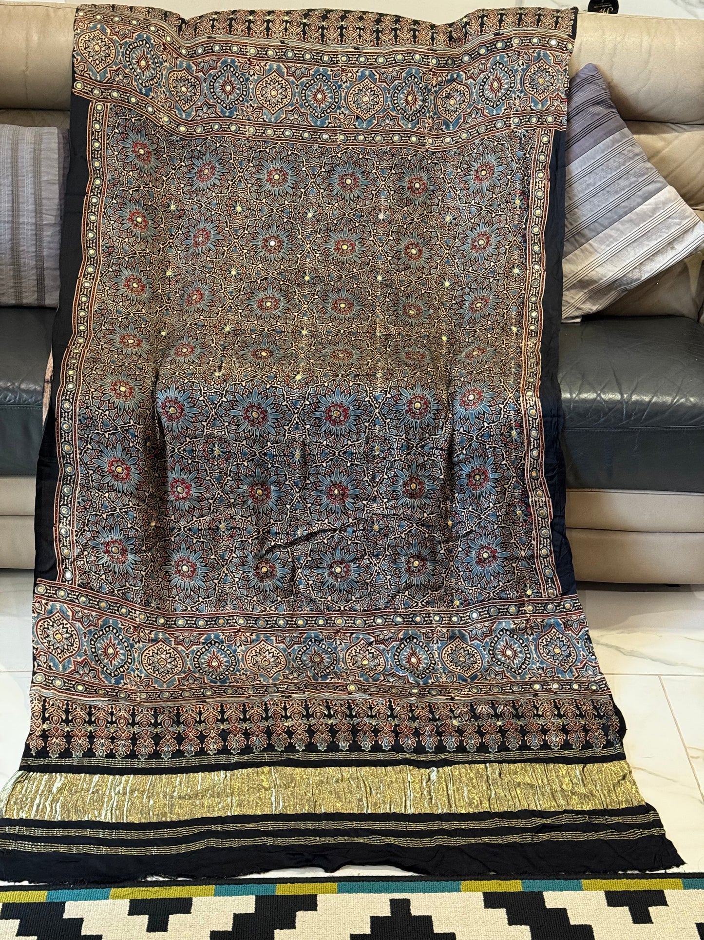 Ajrak mukesh duppata