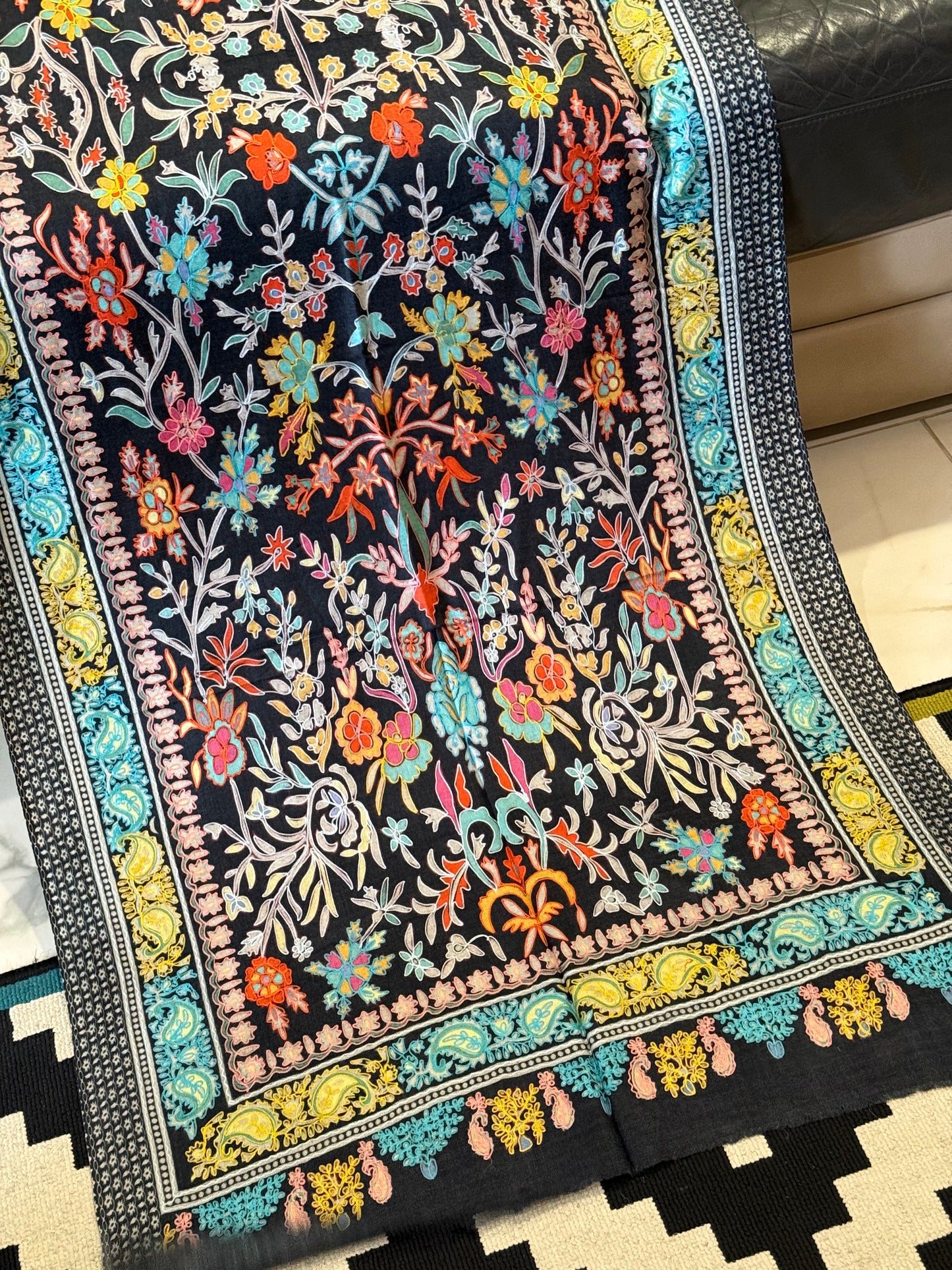 Kalamkari  pashmina stole