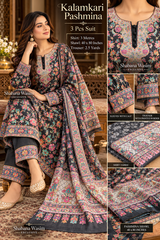 Kalamkari PASHMINA SUIT