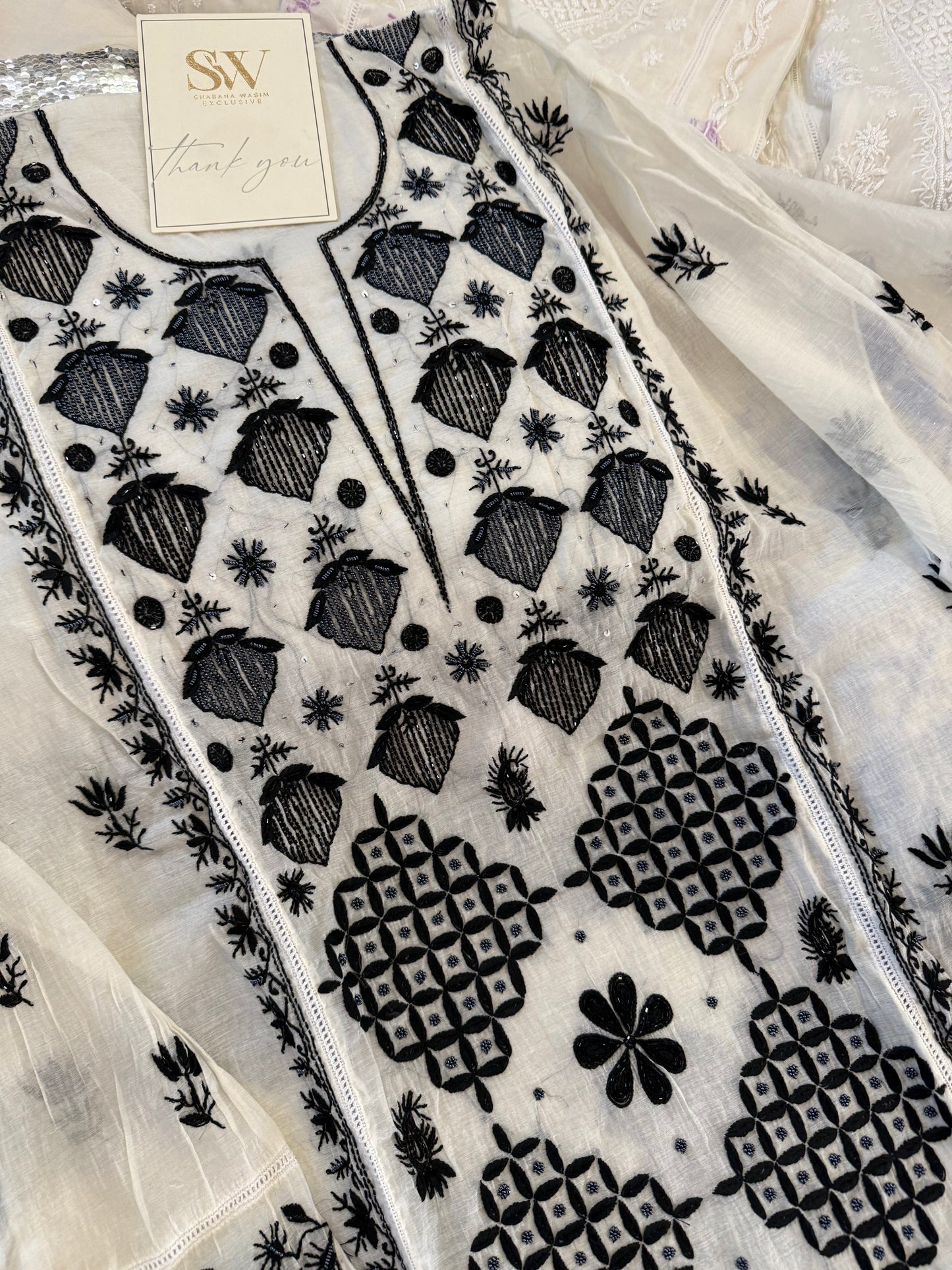 Mul chanderi kurta set