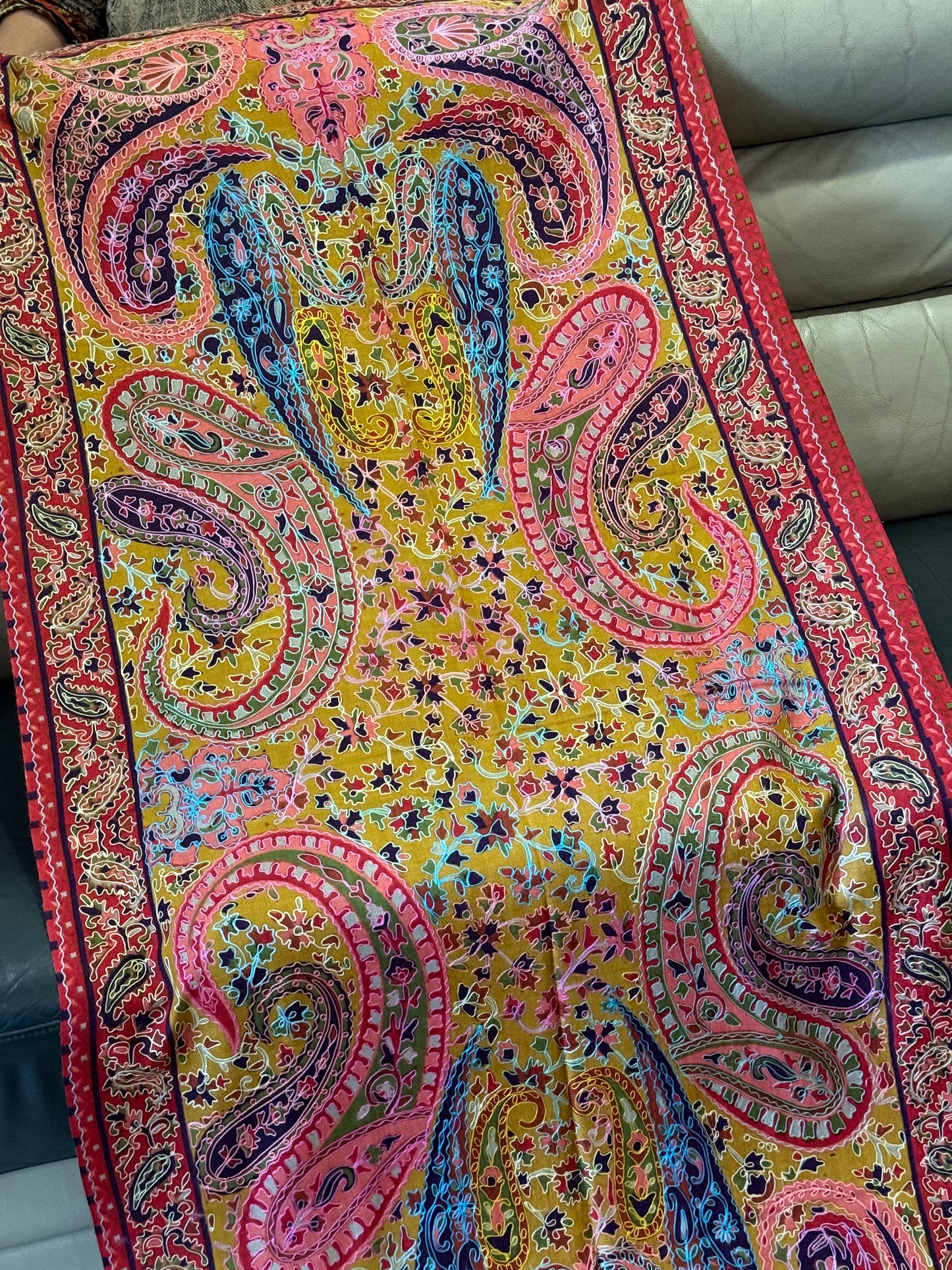 Kalamkari  pashmina stole