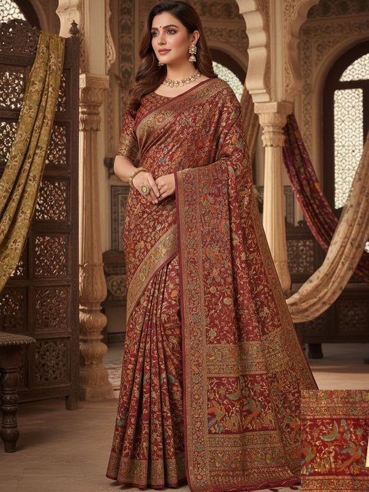 Pure kani silk saree