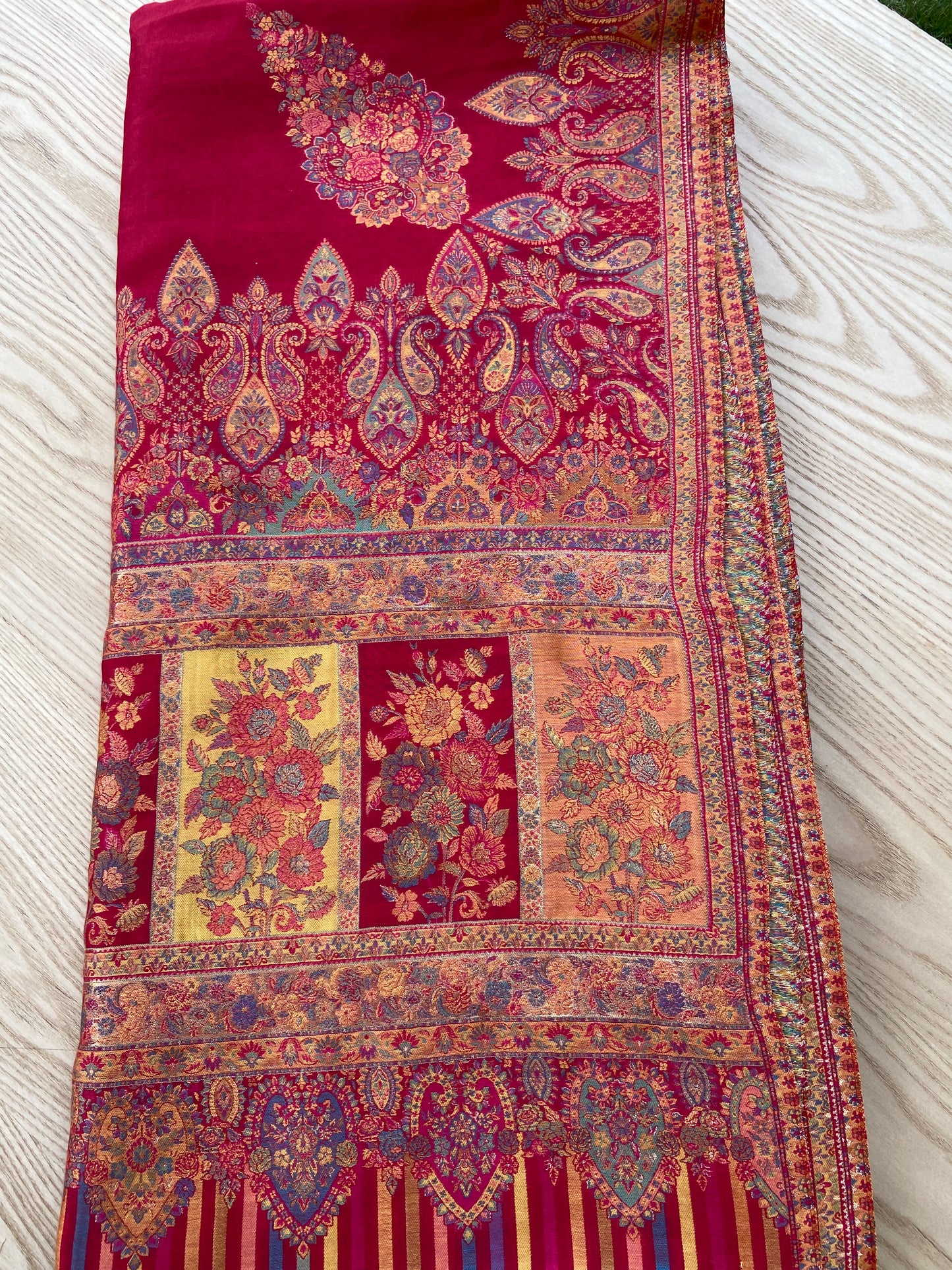 Pure kani silk saree
