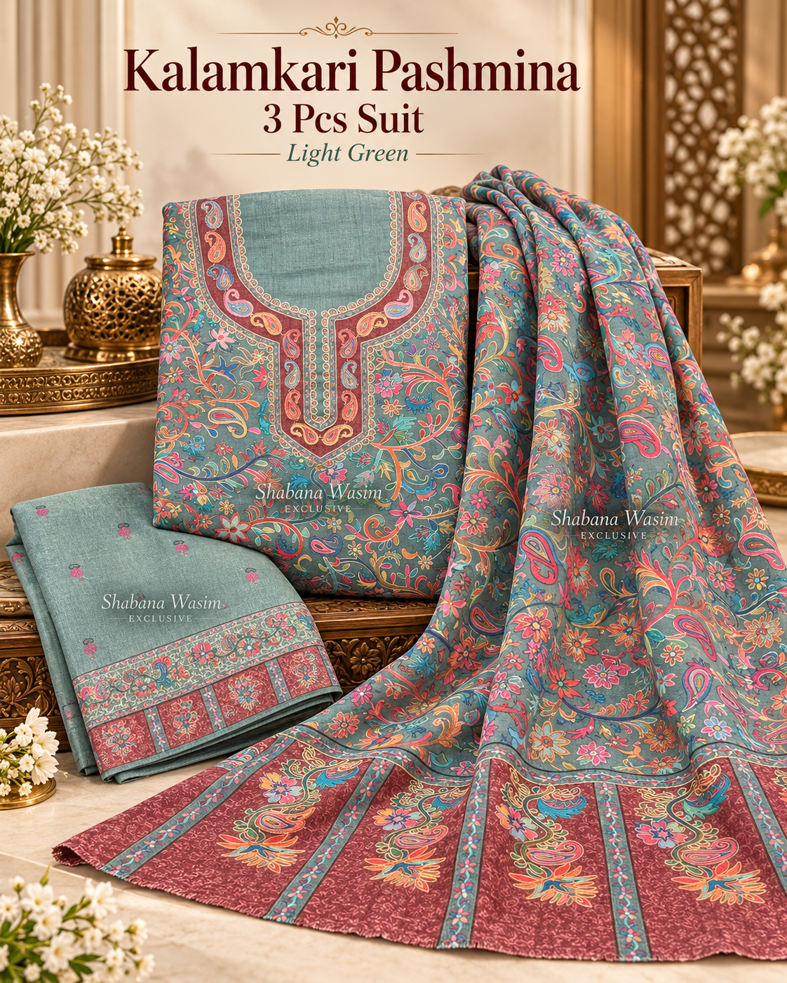 Kalamkari PASHMINA SUIT
