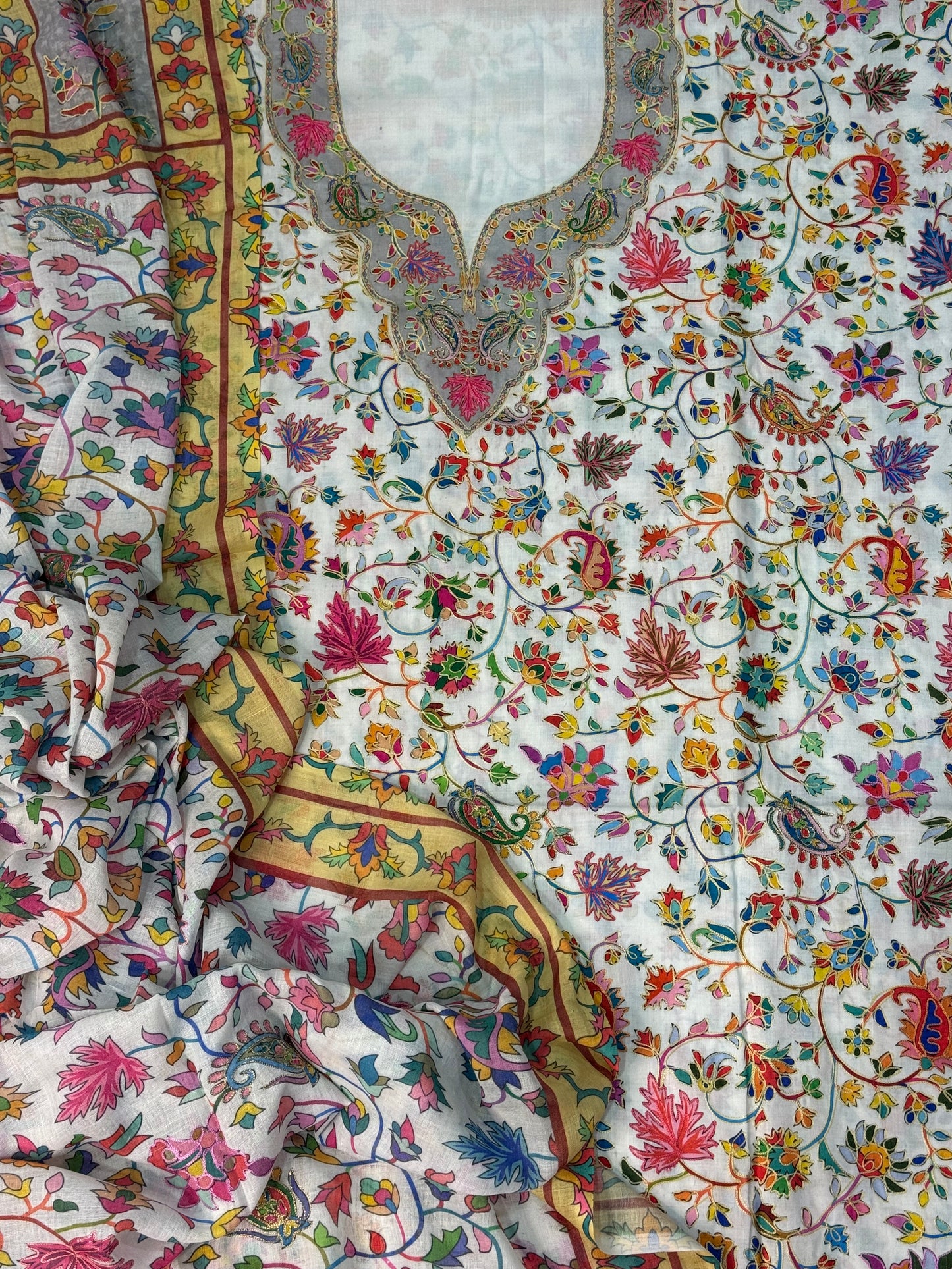 Kalamkari cotton lawn suits