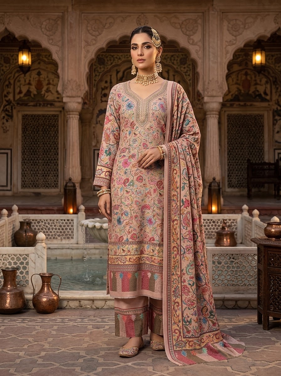 Kalamkari PASHMINA SUIT