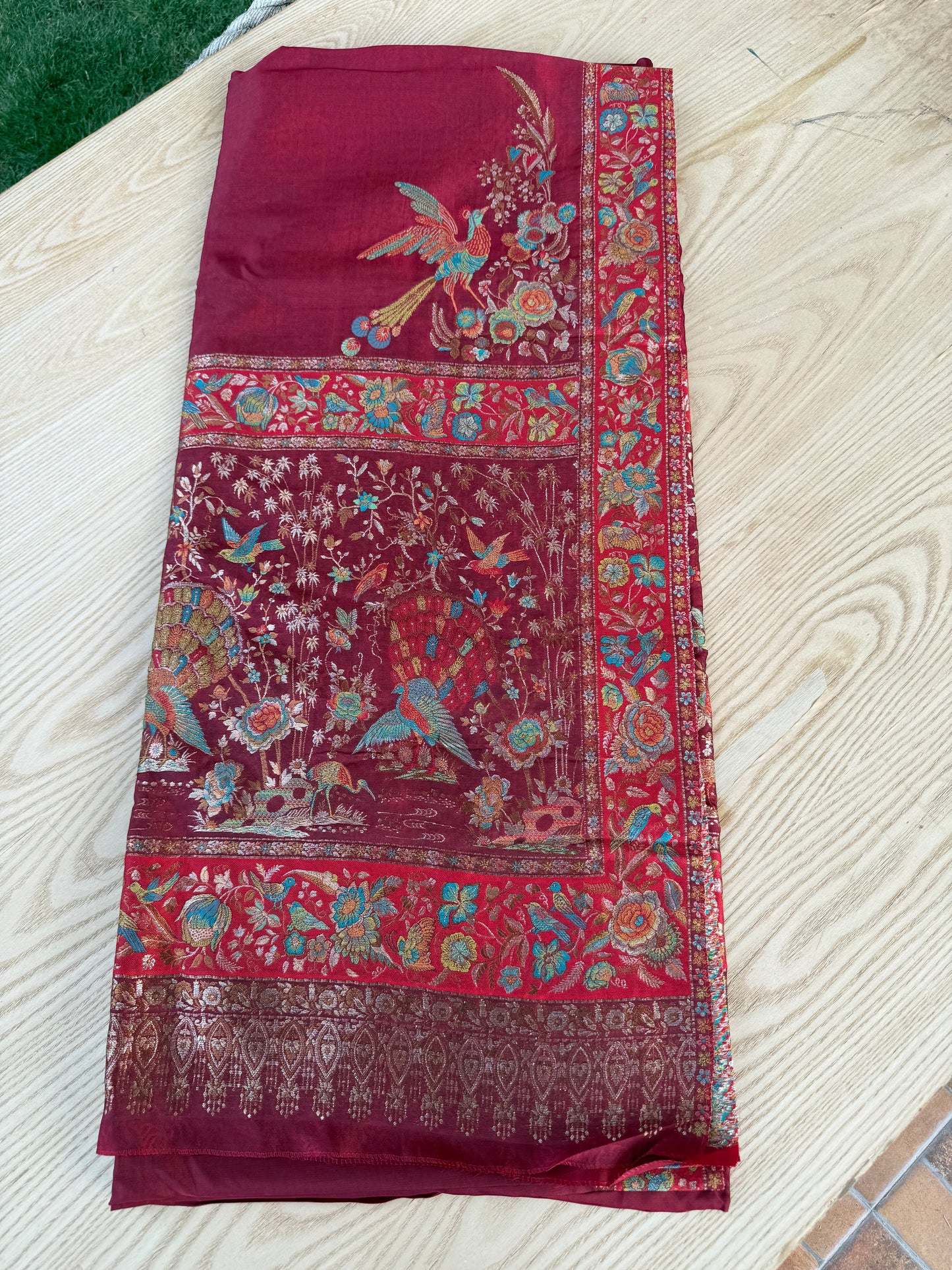 Pure kani silk saree