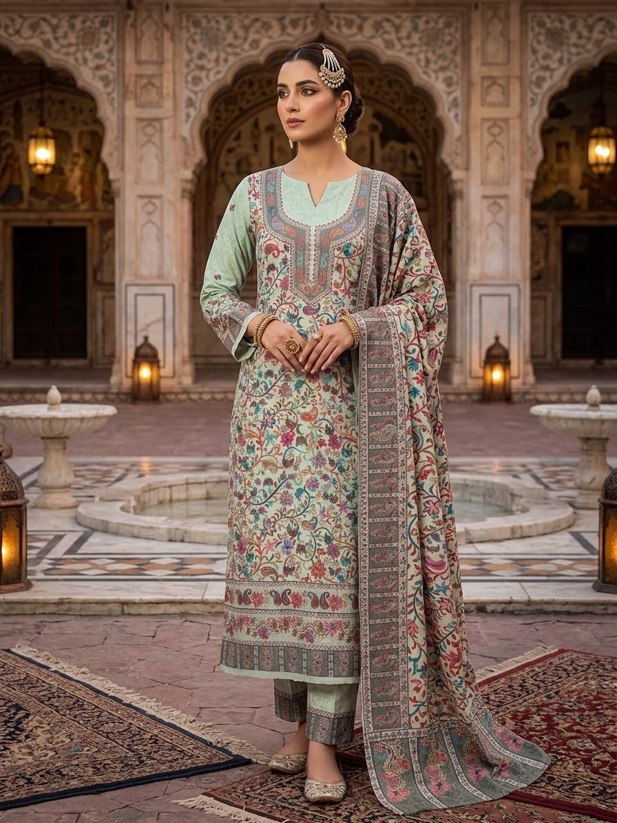 Kalamkari PASHMINA SUIT