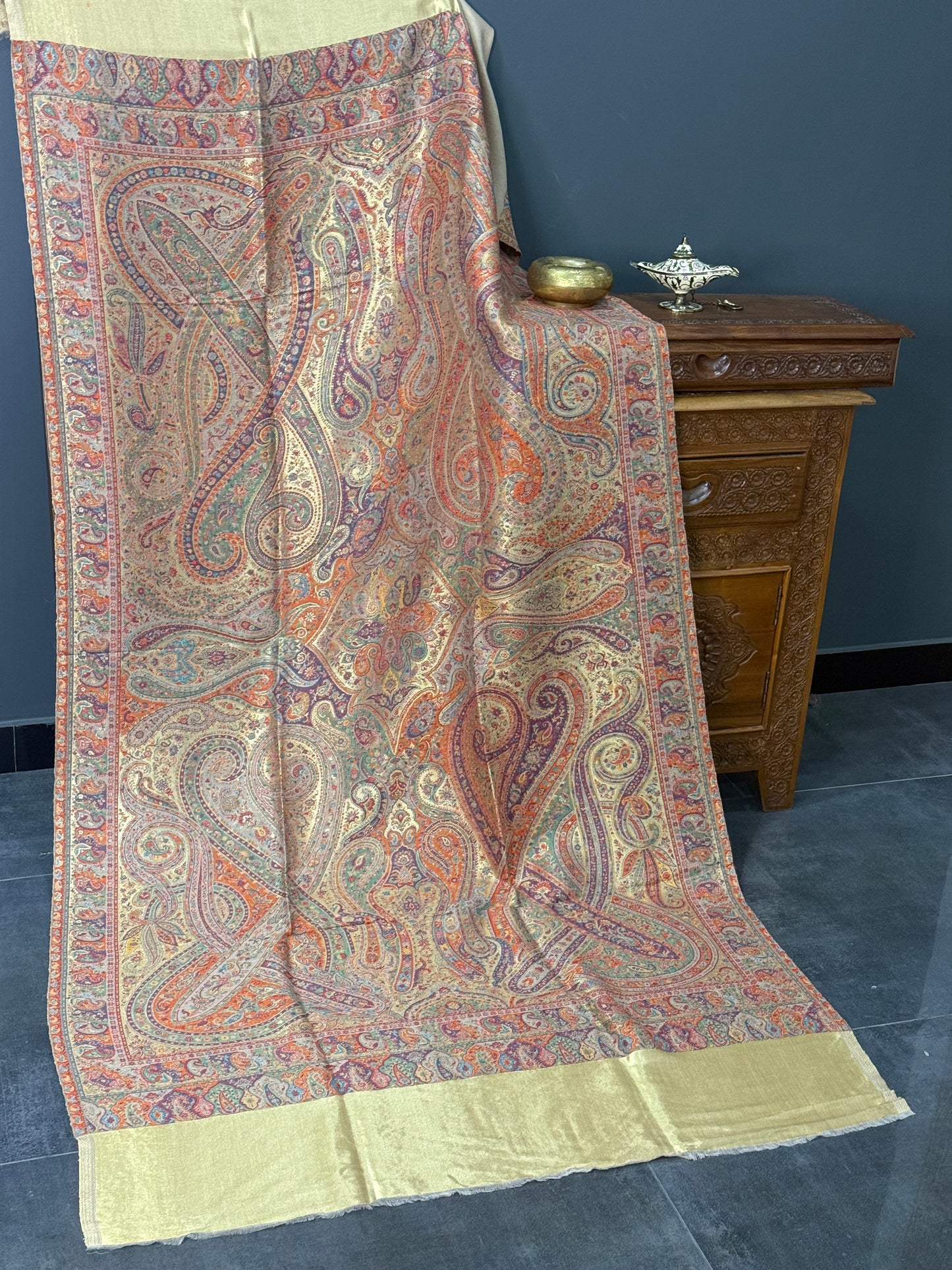 Reversible kani moonlight shawl