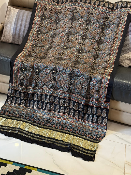 Ajrak mukesh duppata