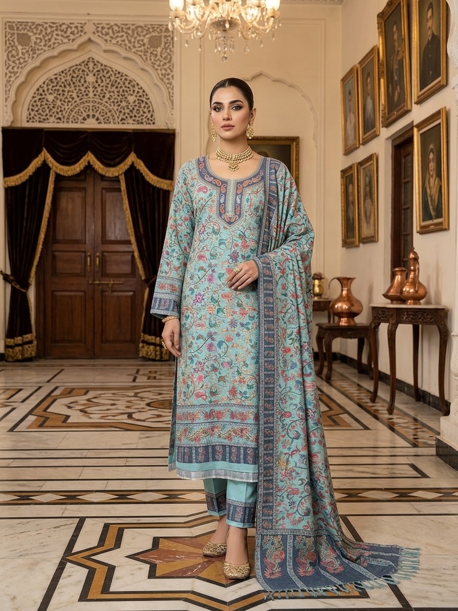 Kalamkari PASHMINA SUIT