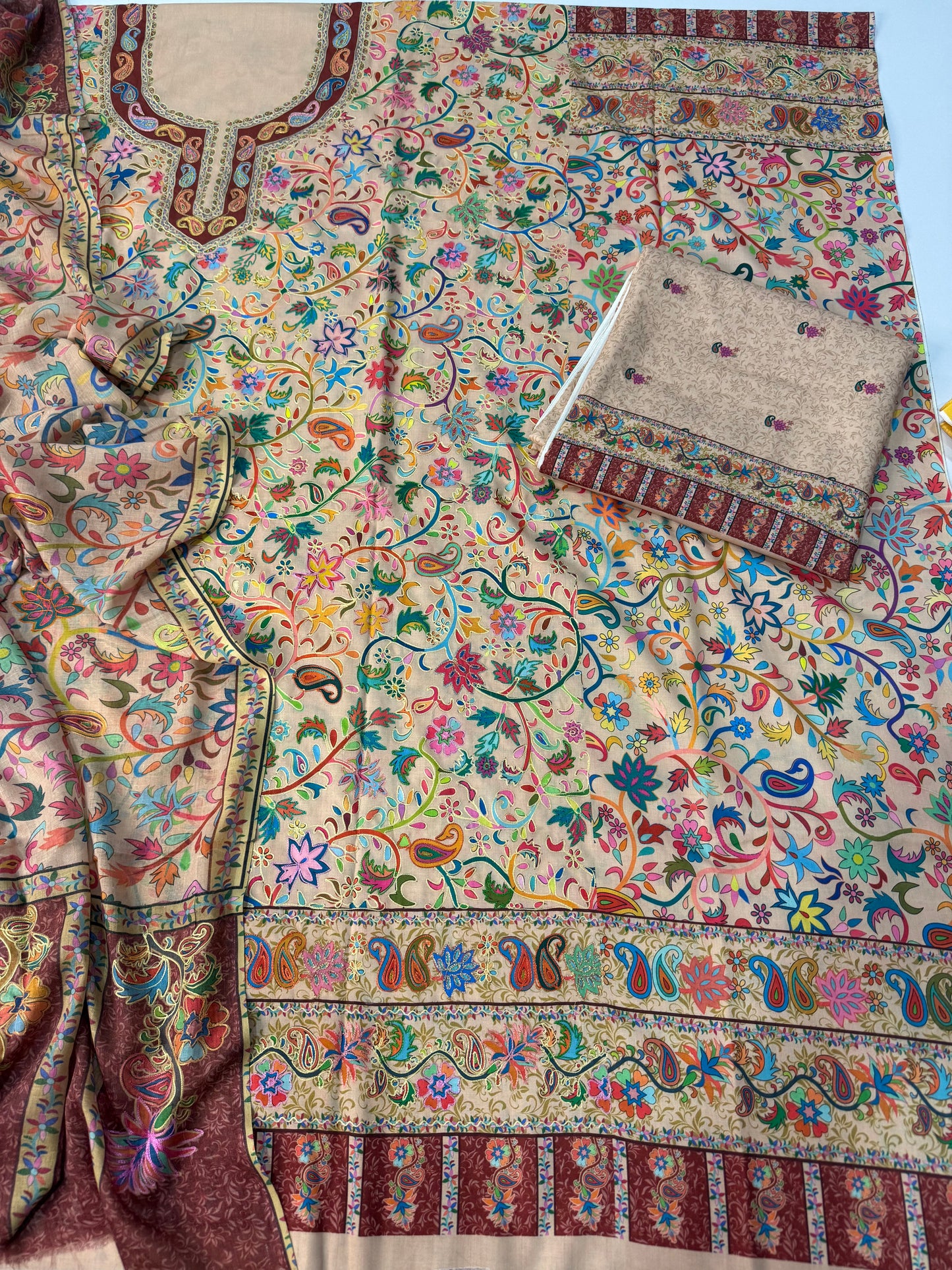 Kalamkari cotton lawn suits