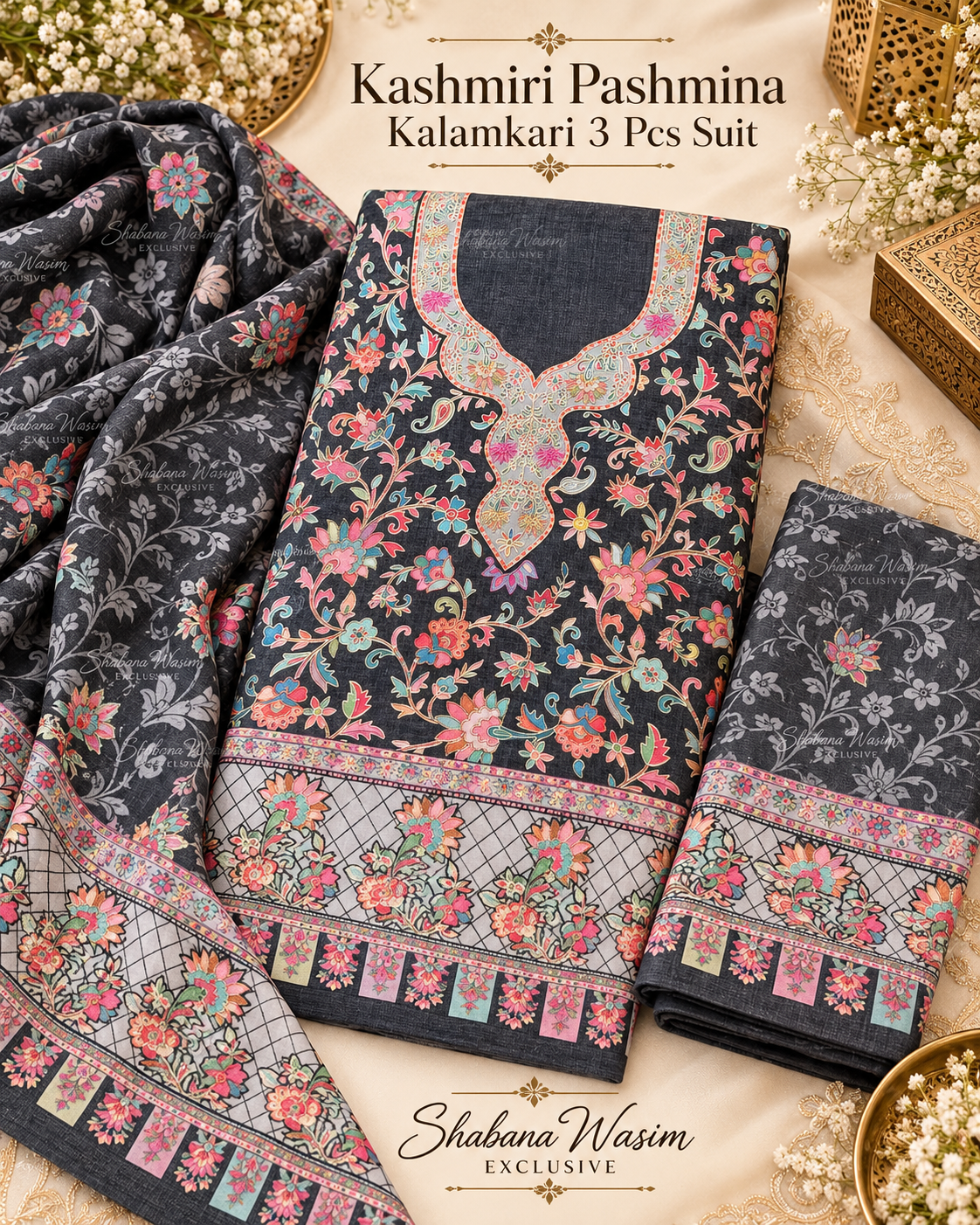 Kalamkari PASHMINA SUIT