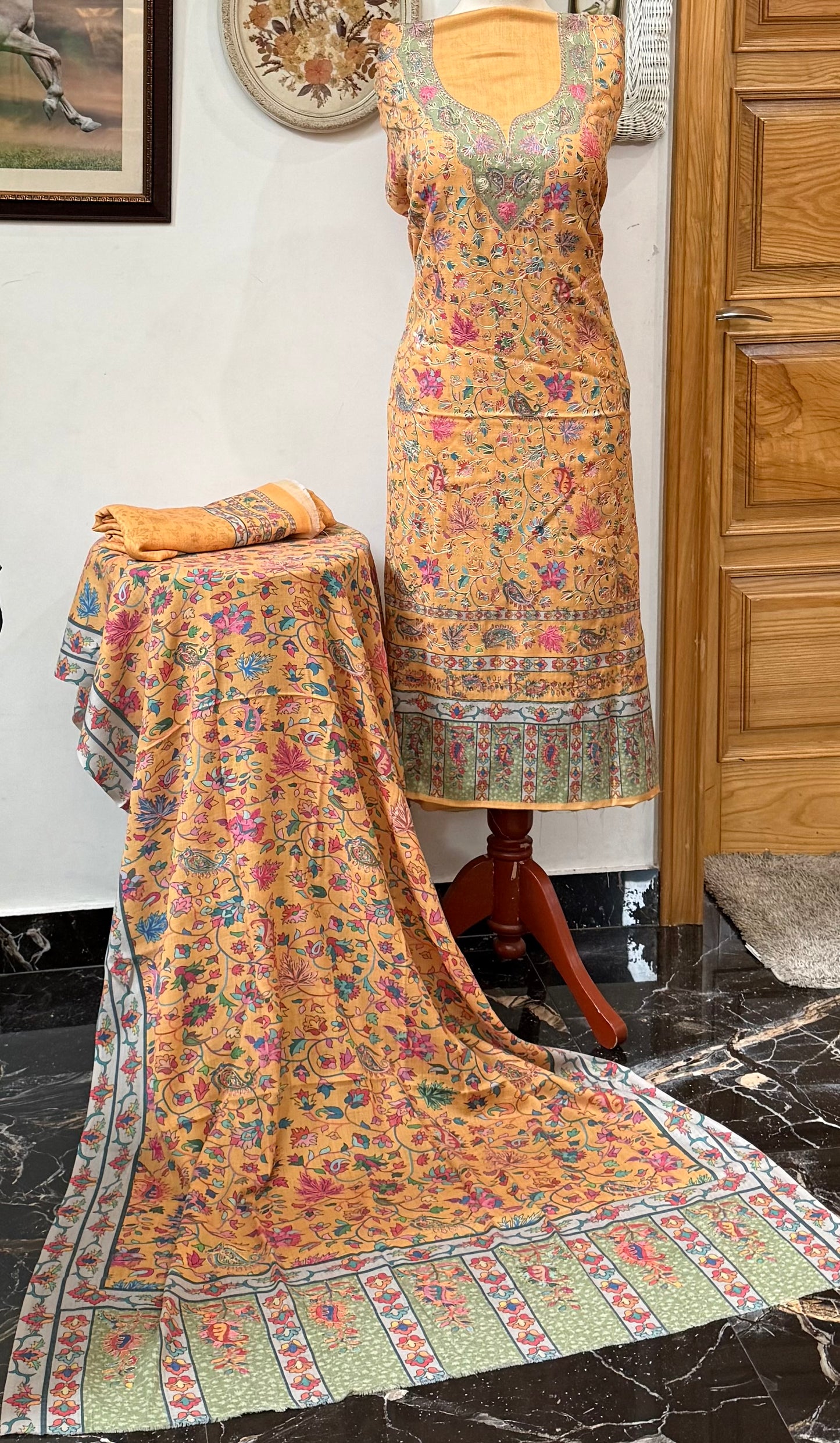 Kalamkari PASHMINA SUIT