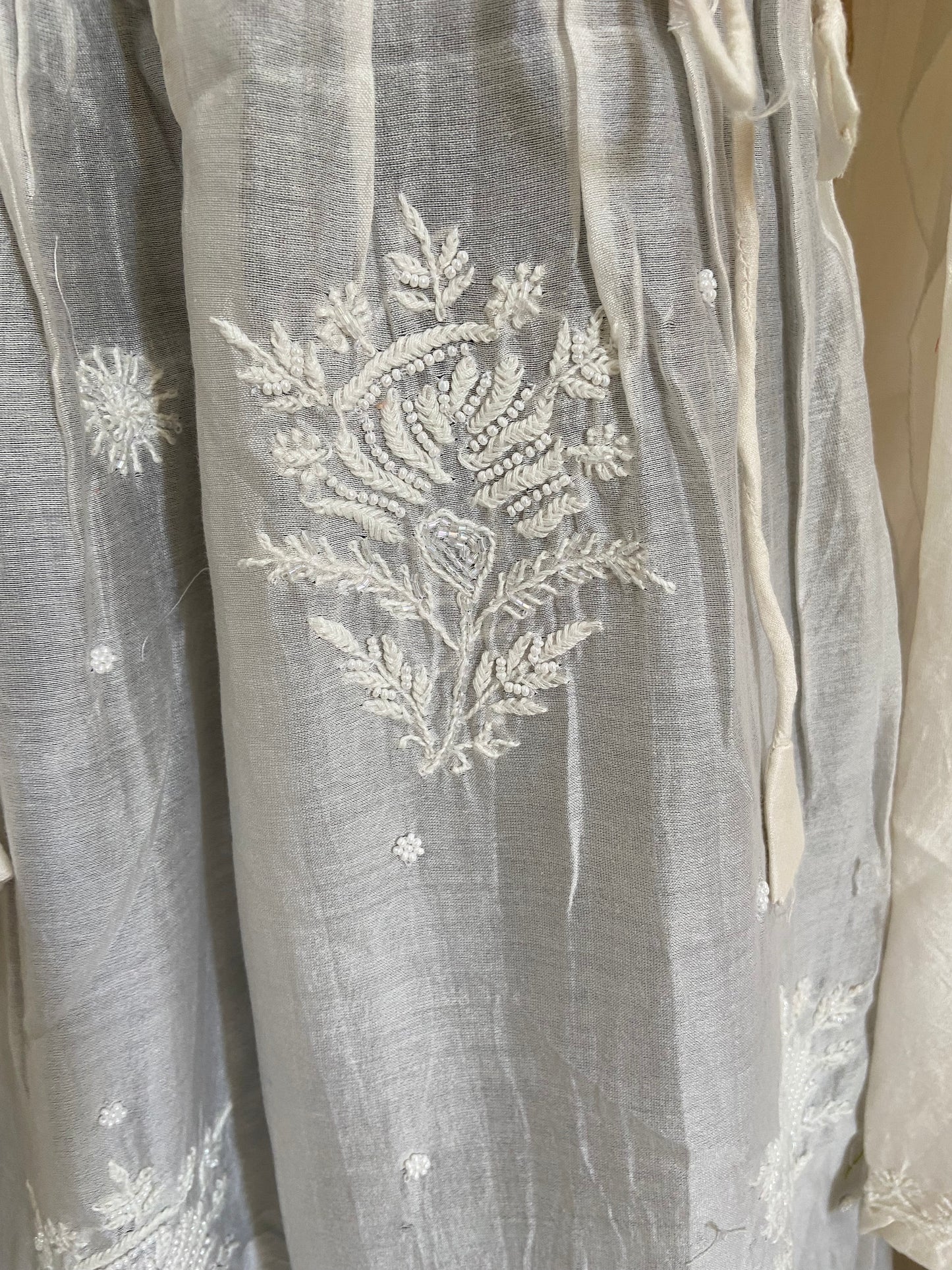 Mul chanderi kurta set