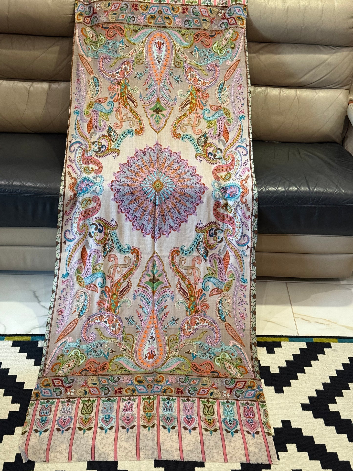 Kalamkari  pashmina stole