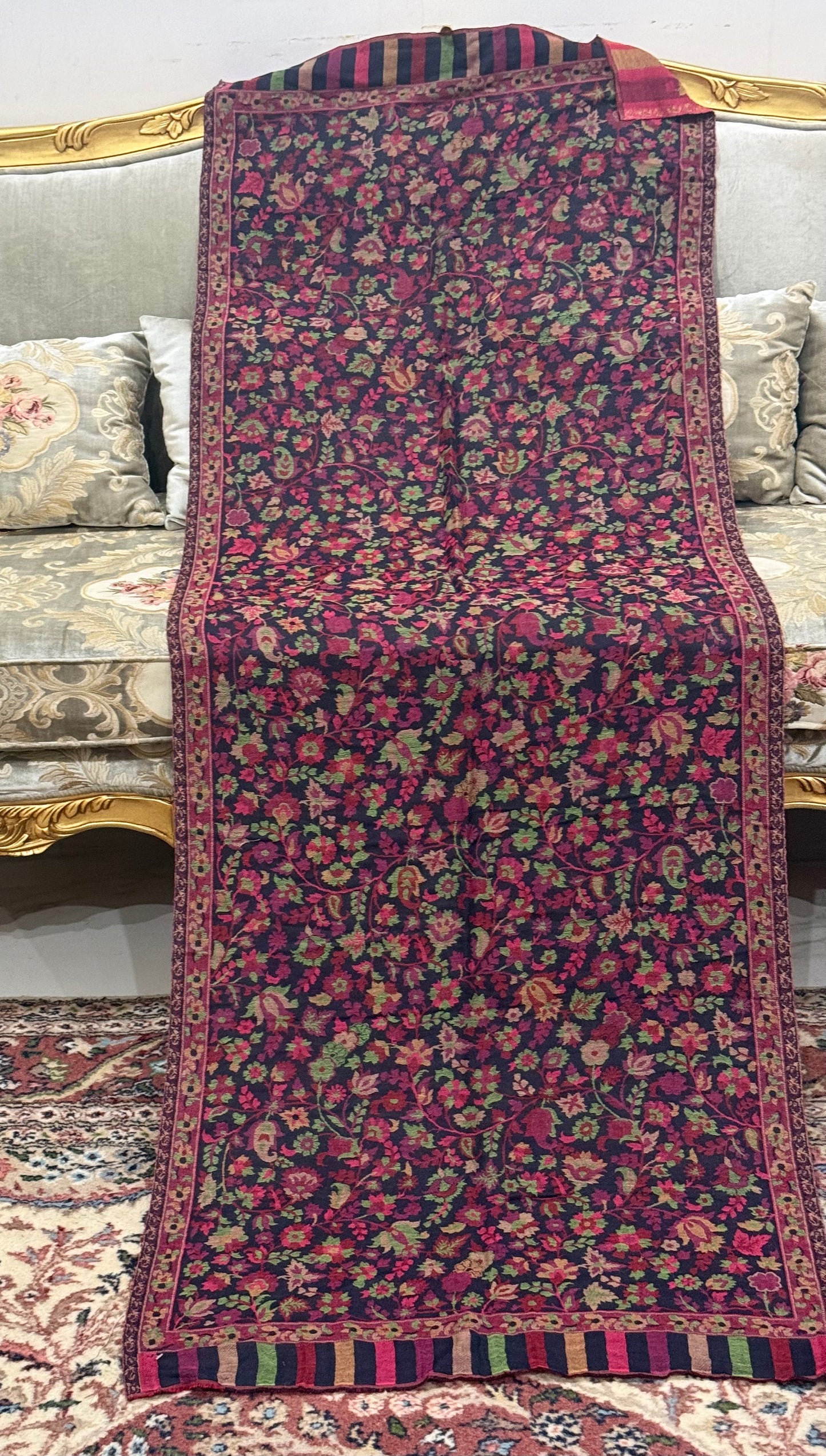 Reversible KANI PASHMINA PREMIUM stole