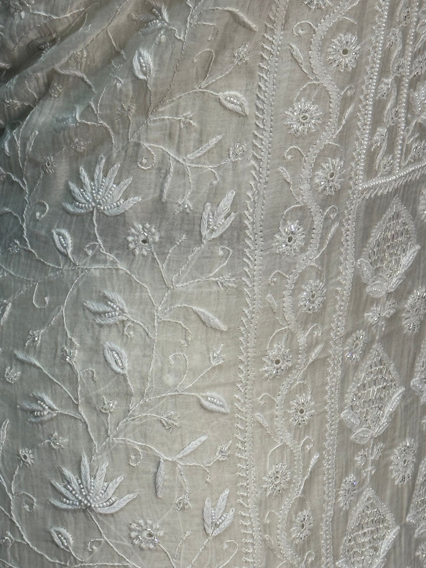 Mul chanderi kurta set