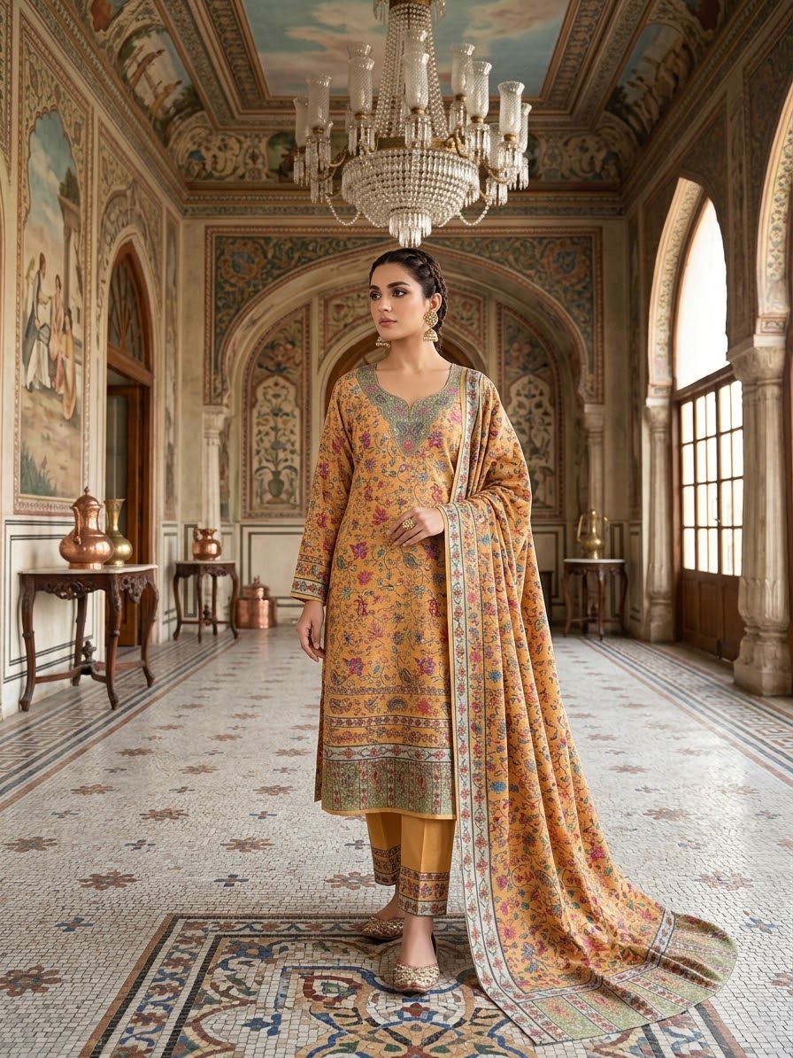 Kalamkari PASHMINA SUIT