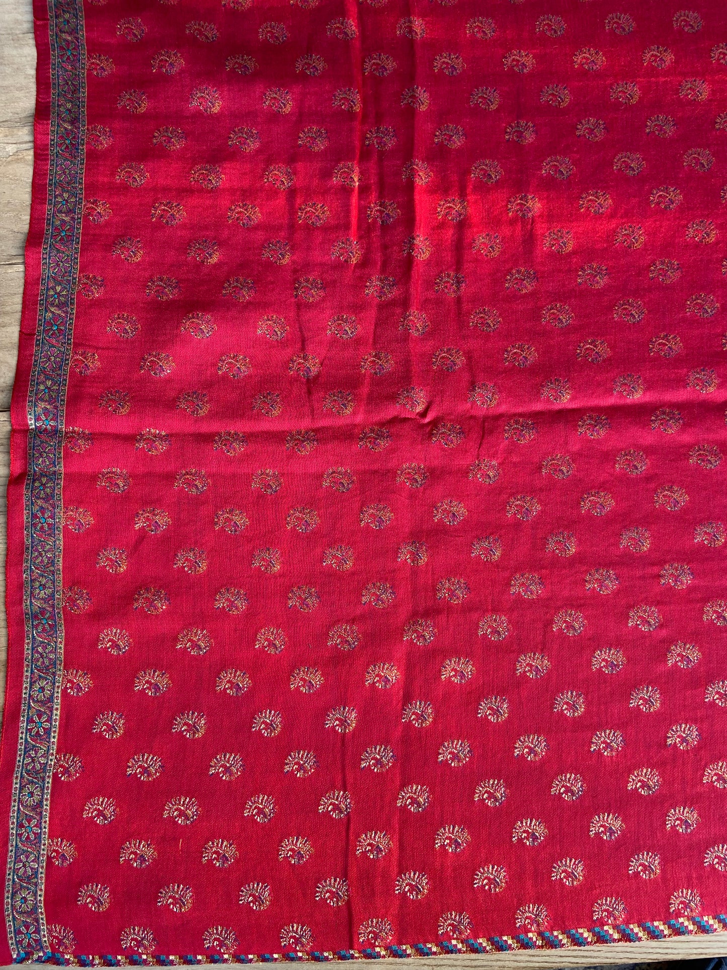 Pure kani silk saree aqua green