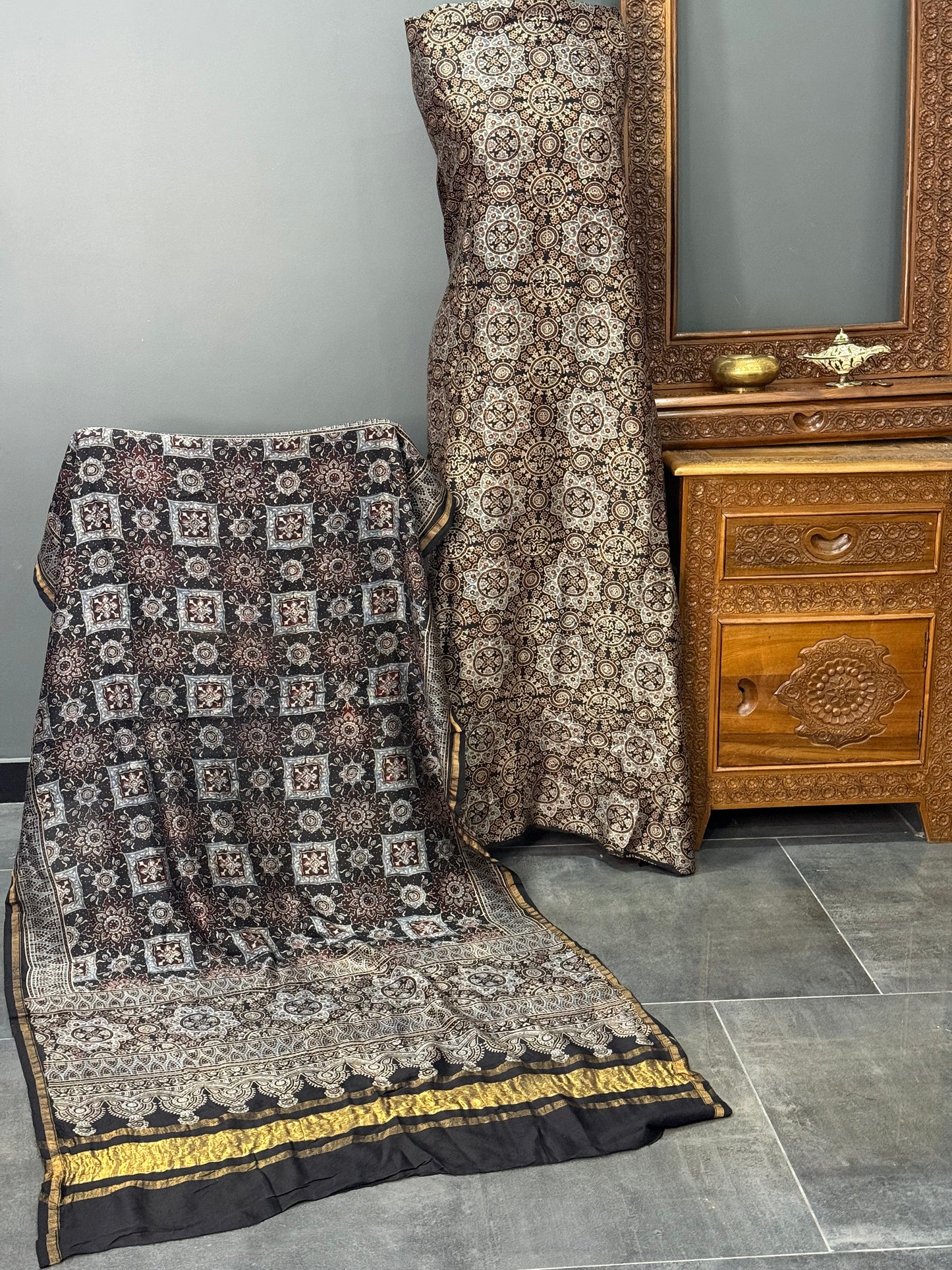 Ajrak suits