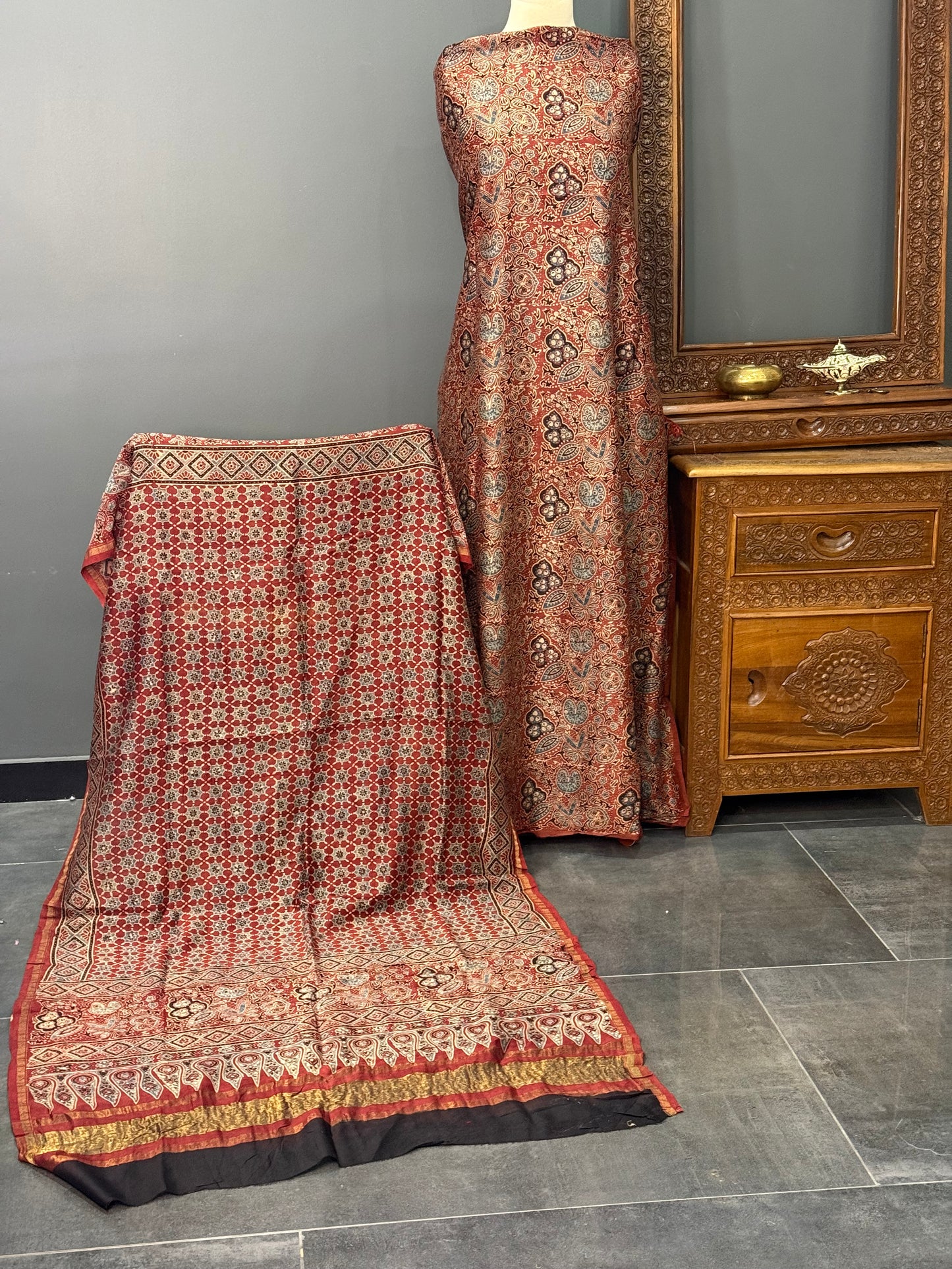 Ajrak suits